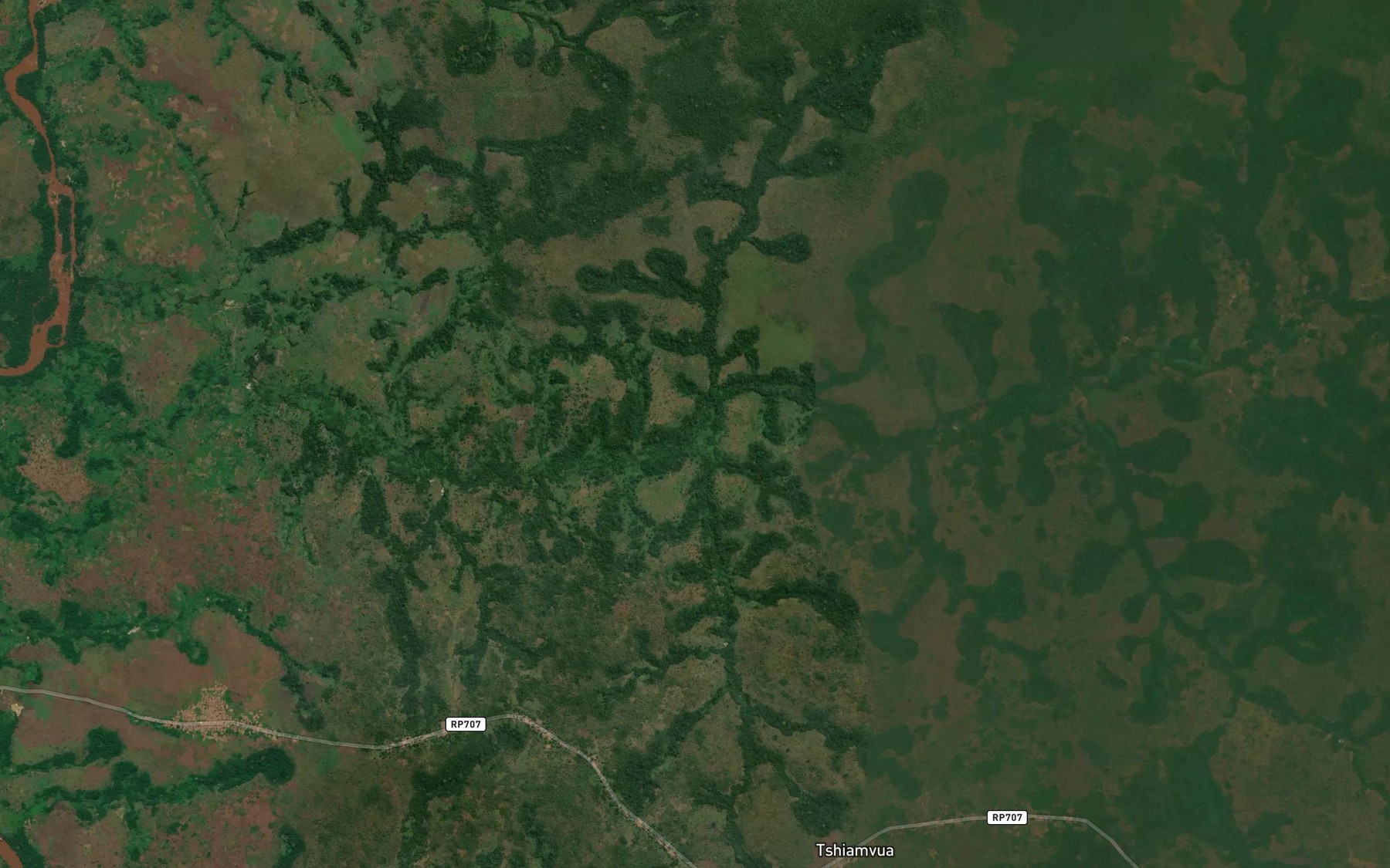 Satellite map of the Kamuele