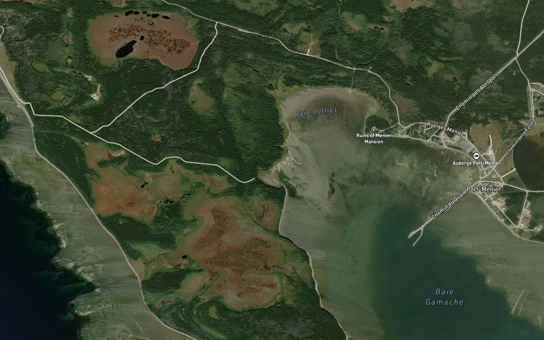 Satellite map of the Ruisseau Barbarin