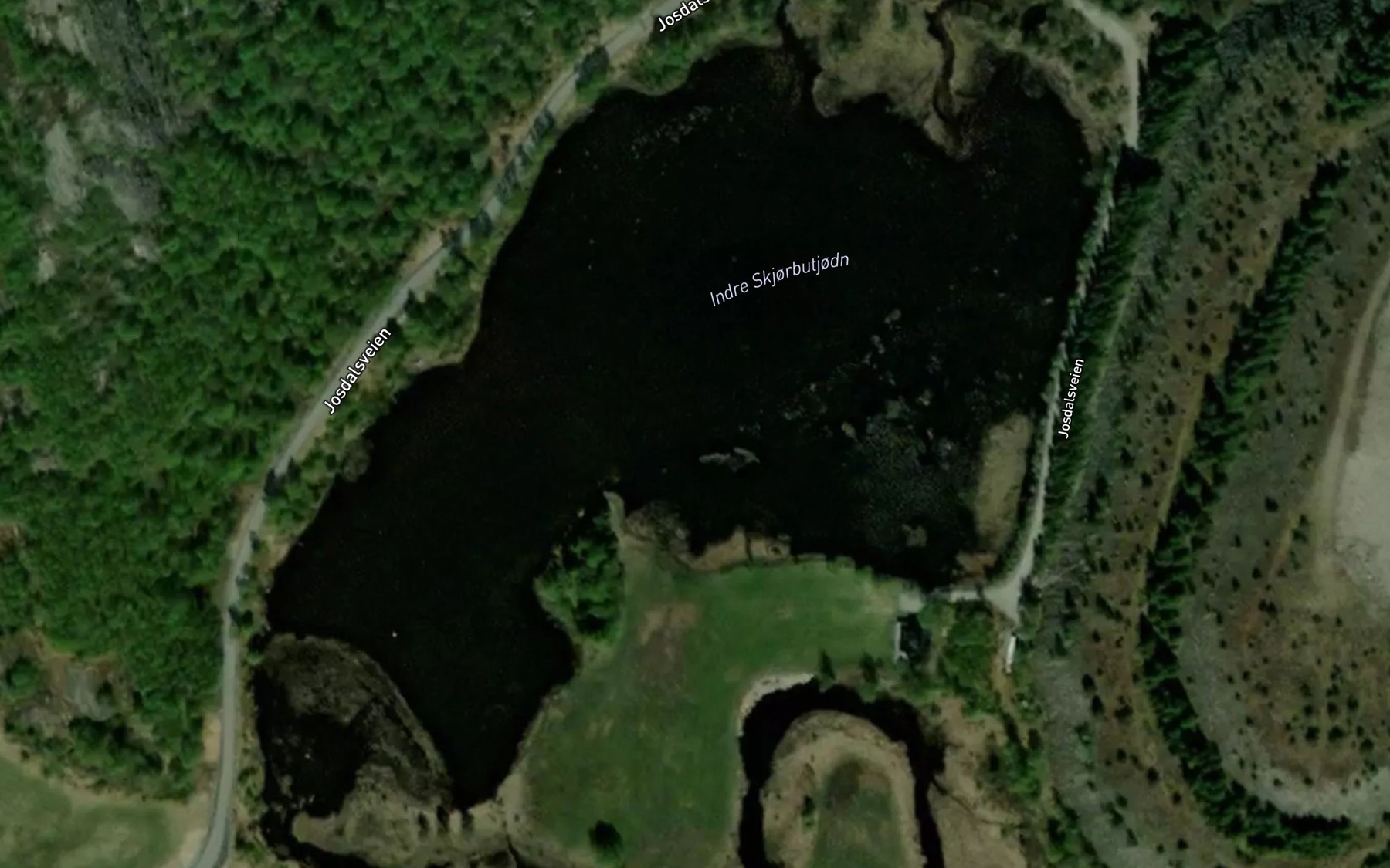 Satellite map of the Indre Skjorbutjodn