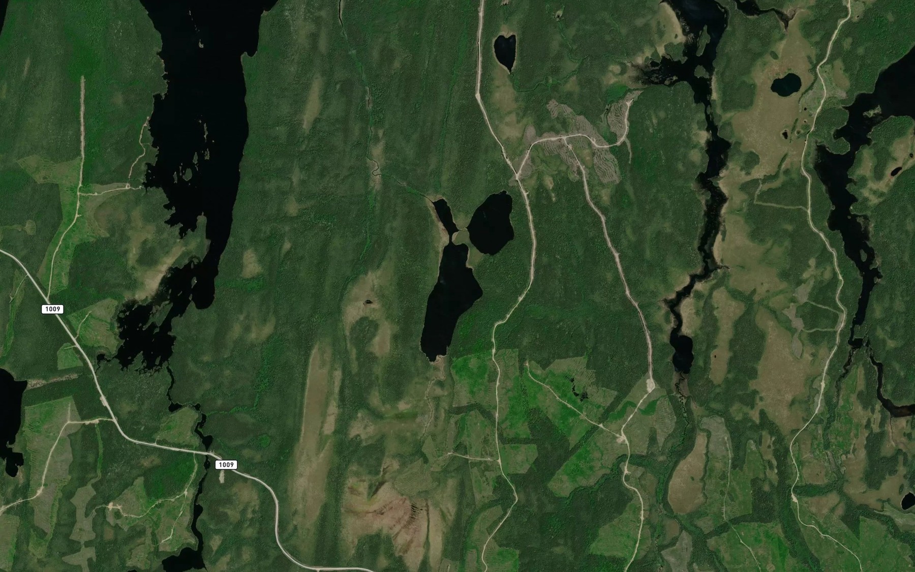 Satellite map of the Lac de la Chance