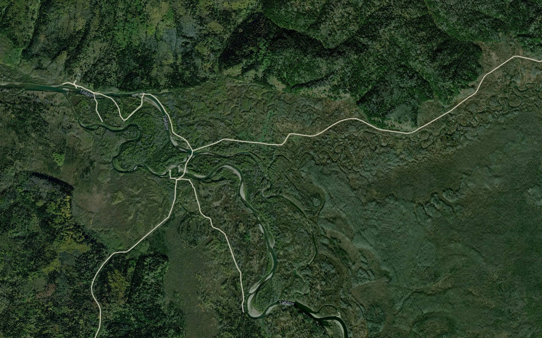 Satellite map of the Ulumanda
