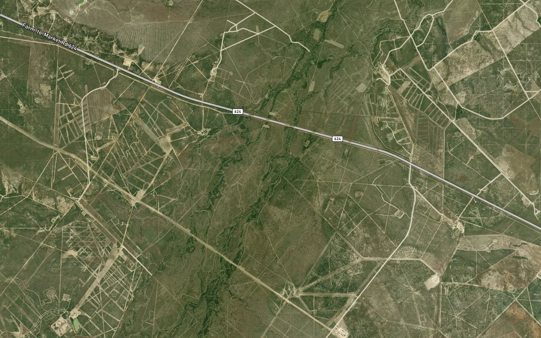 Satellite map of the Alligator Lake