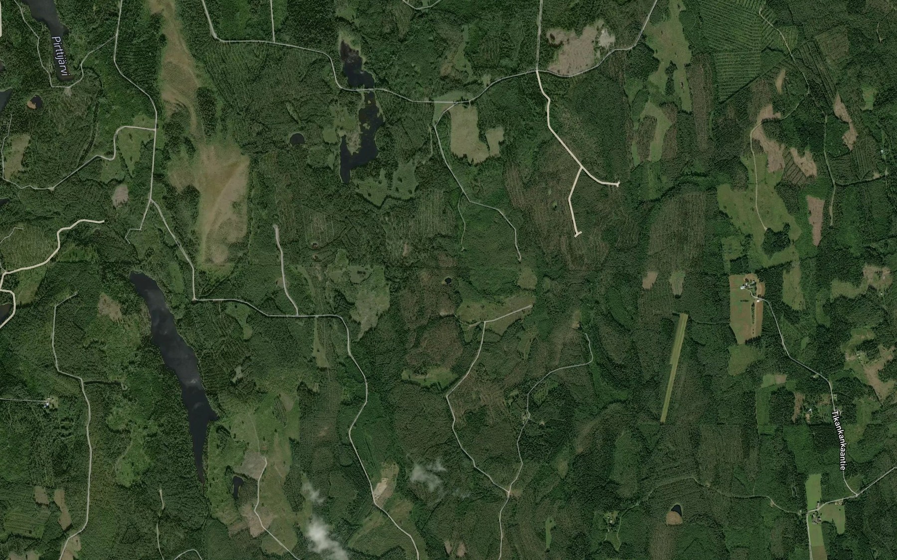 Satellite map of the Pienilampi