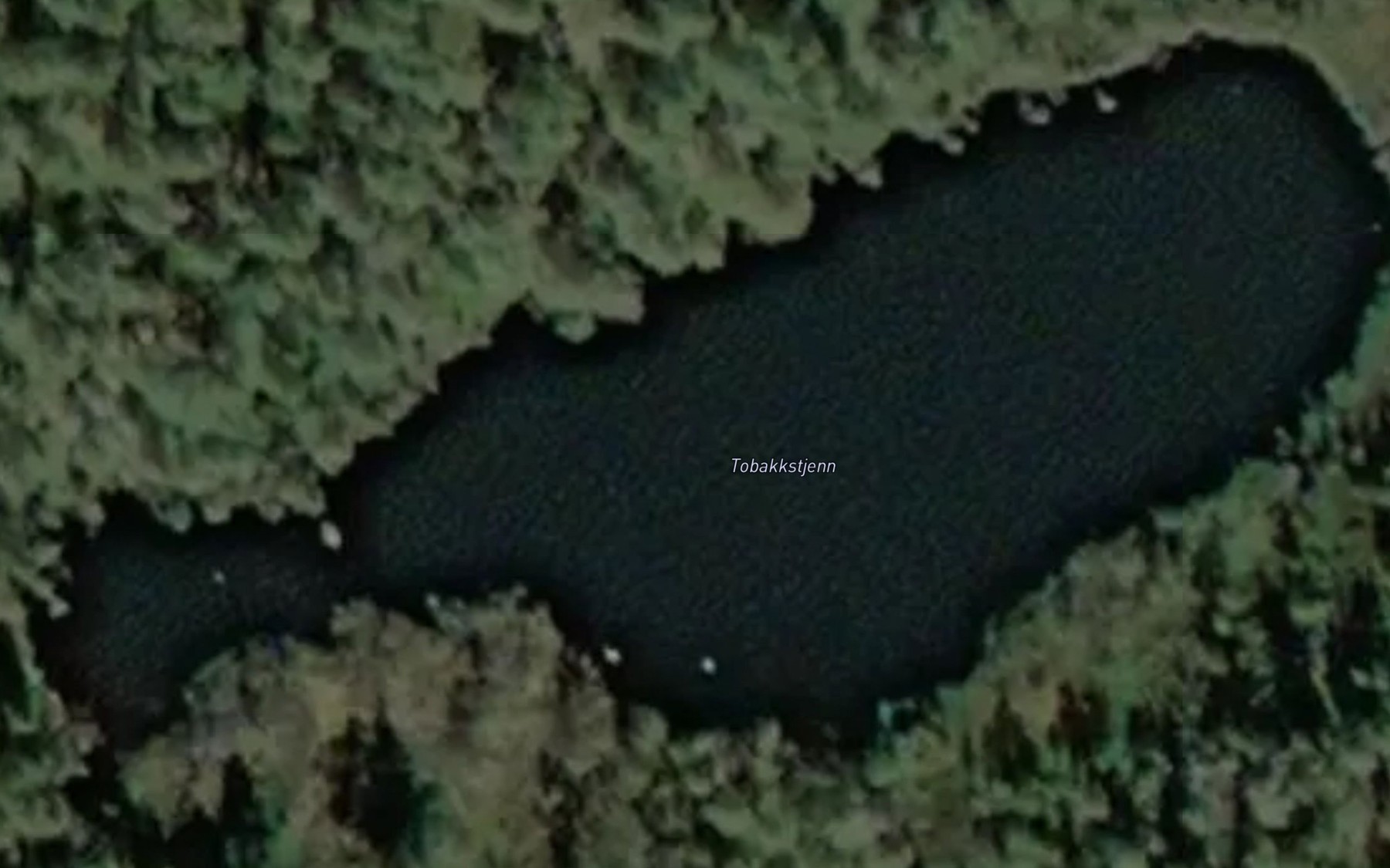 Satellite map of the Tobakkstjern