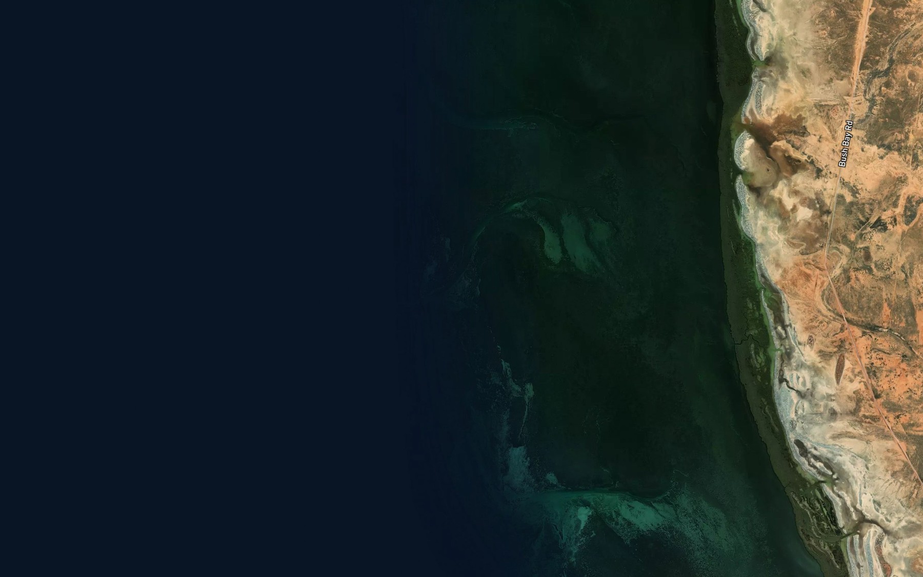 Satellite map of the Gascoyne Flats