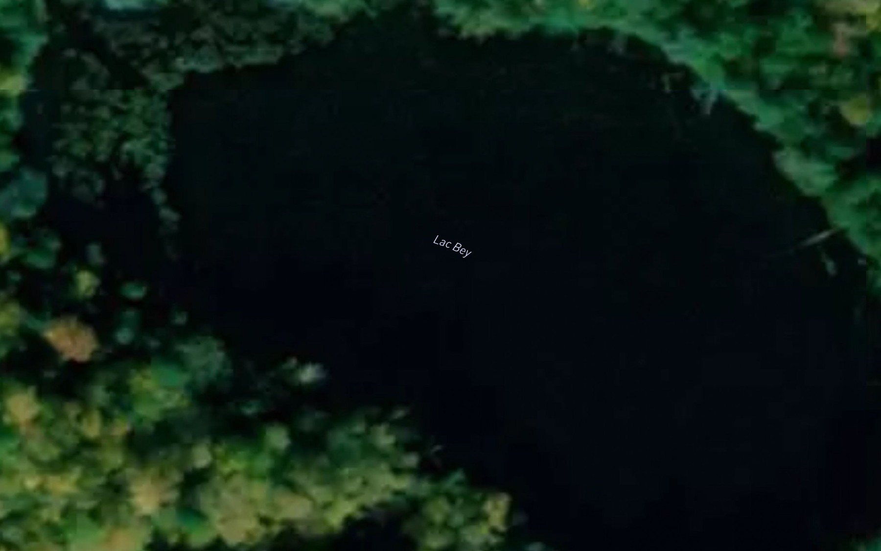 Satellite map of the Lac Bey