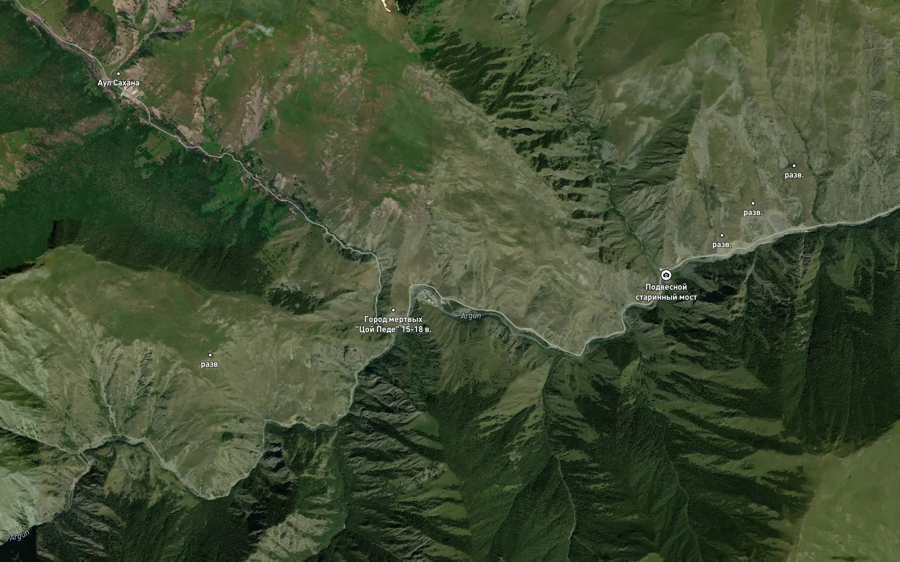 Satellite map of the Mushi-Chu