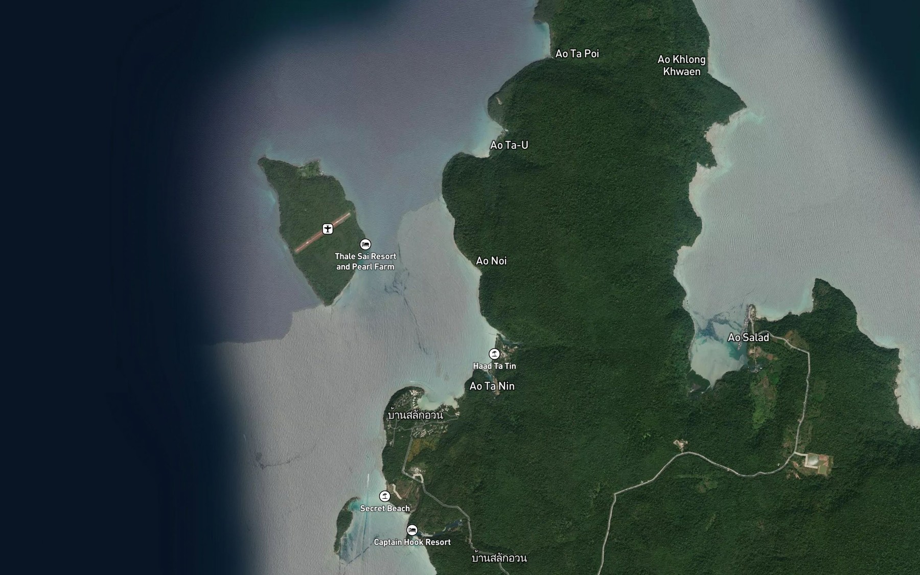 Satellite map of the Ao Noi
