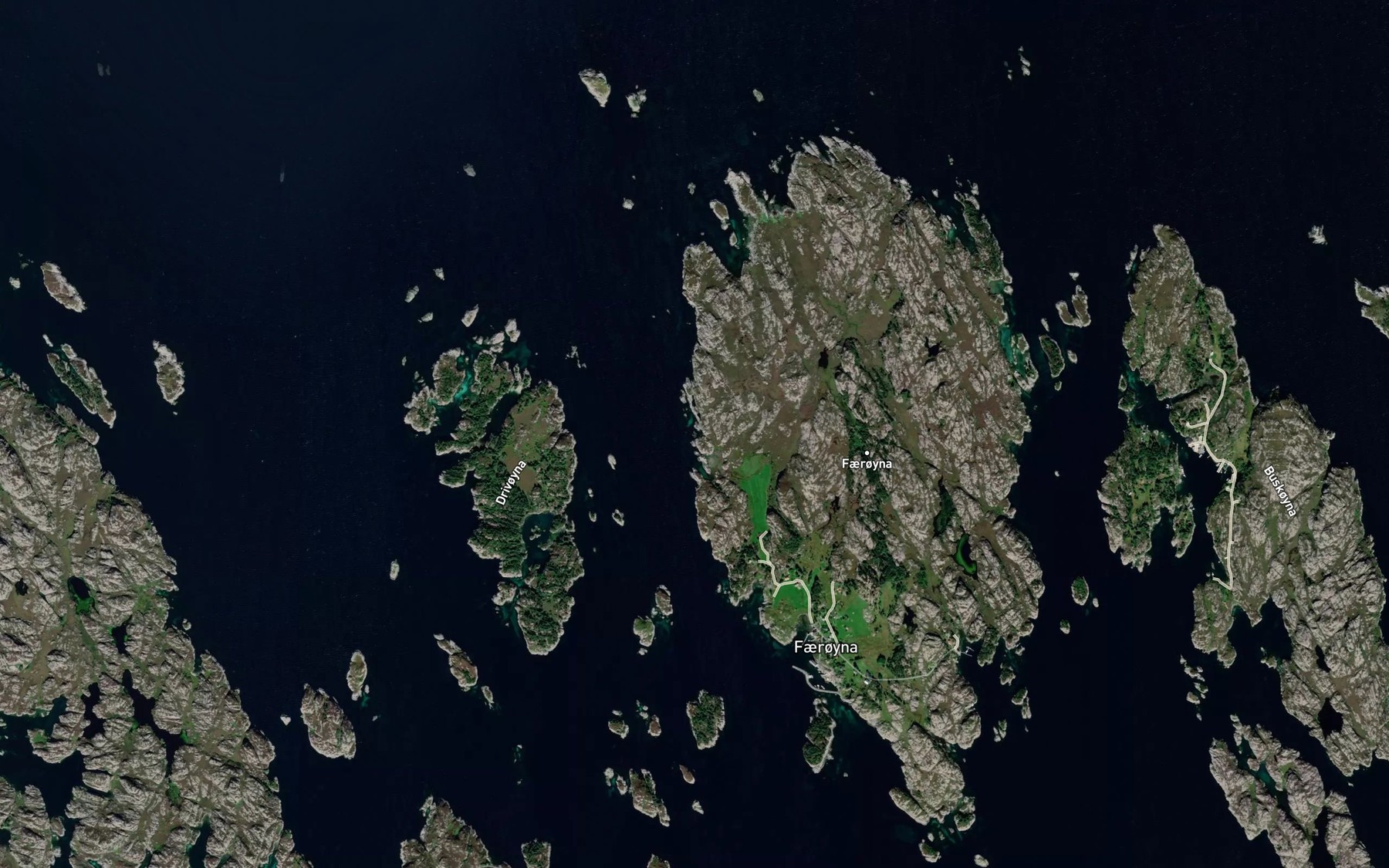 Satellite map of the Sore Varevika