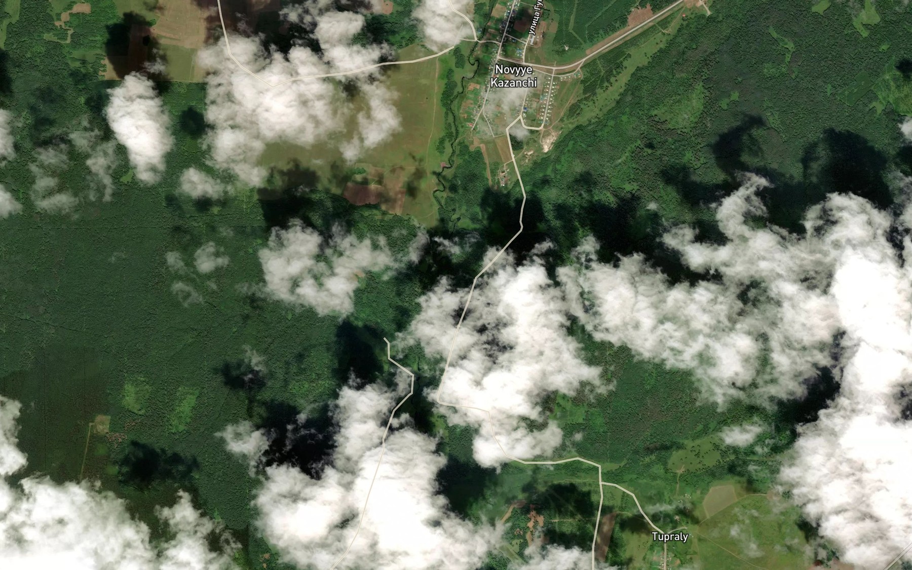 Satellite map of the Tul'guz