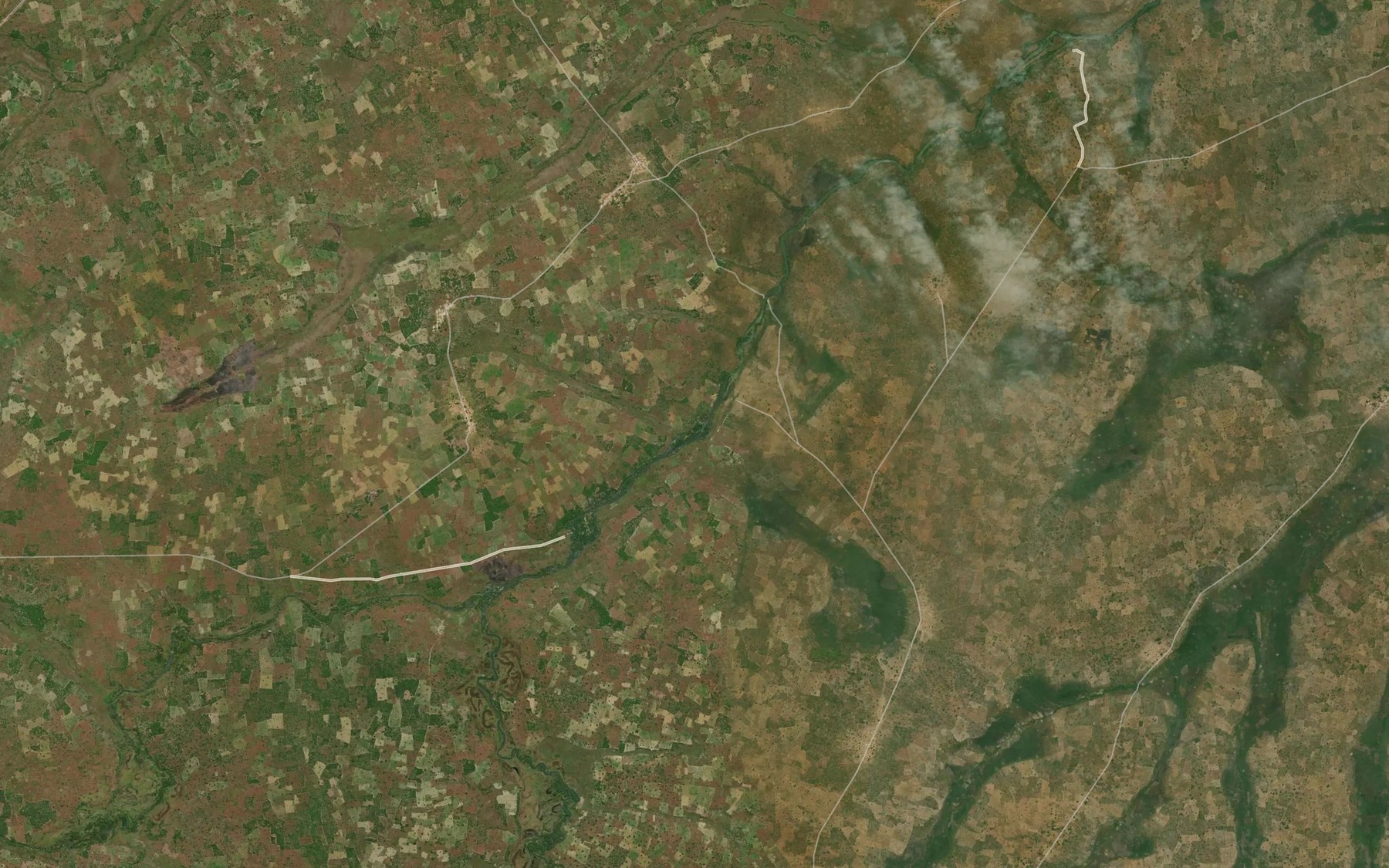Satellite map of the Tchombua