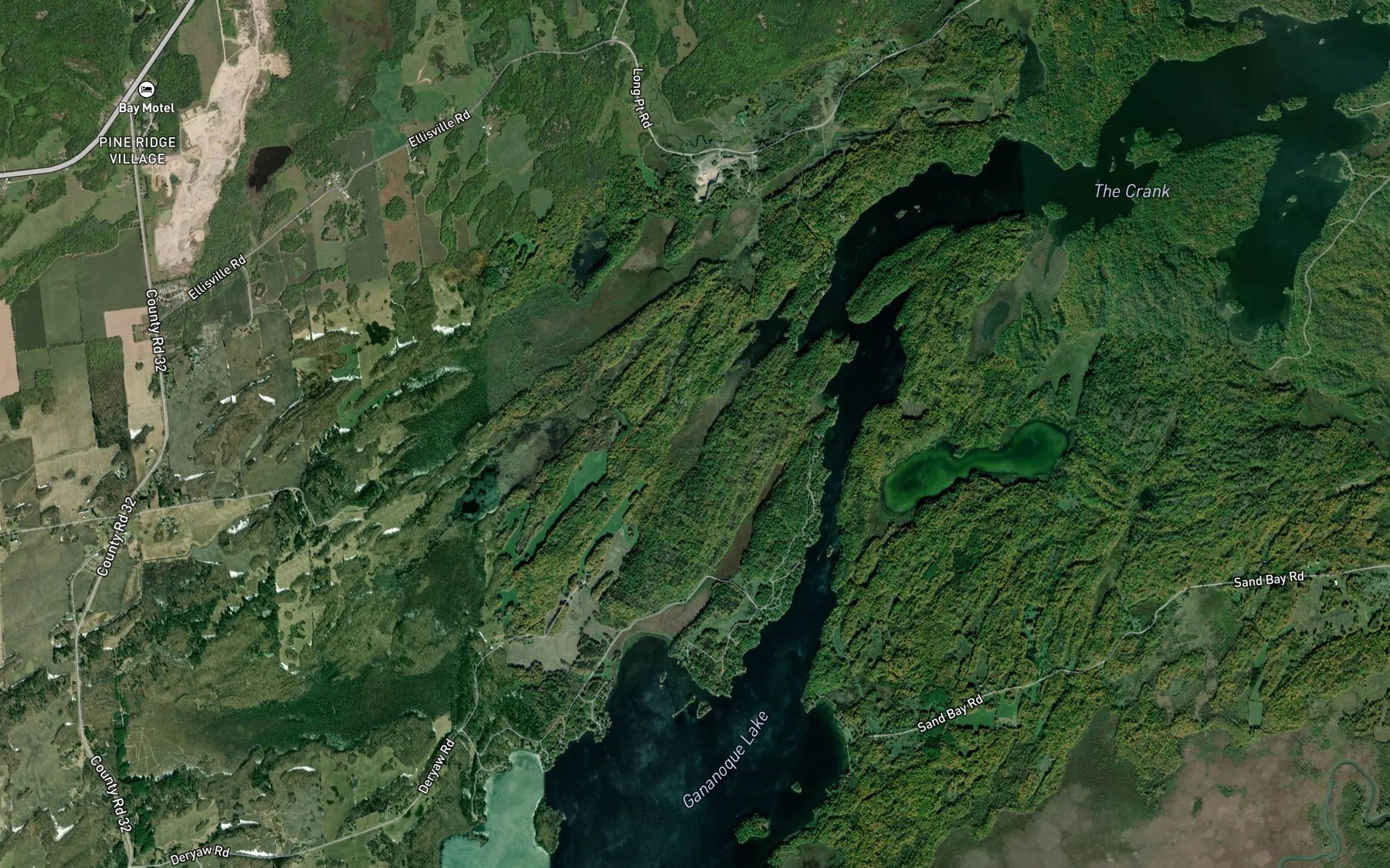 Satellite map of the The Crank