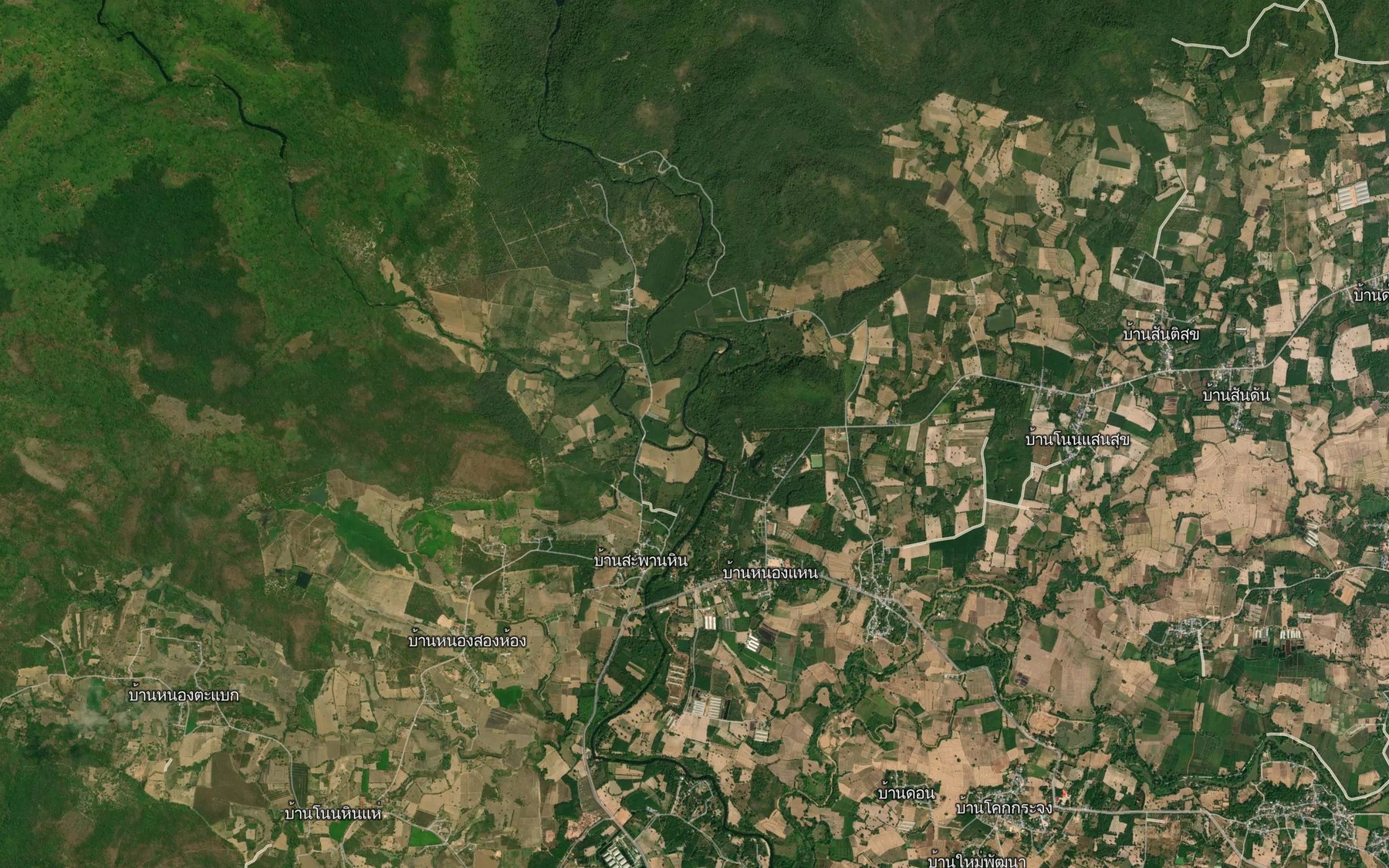 Satellite map of the Huai Sai Noi