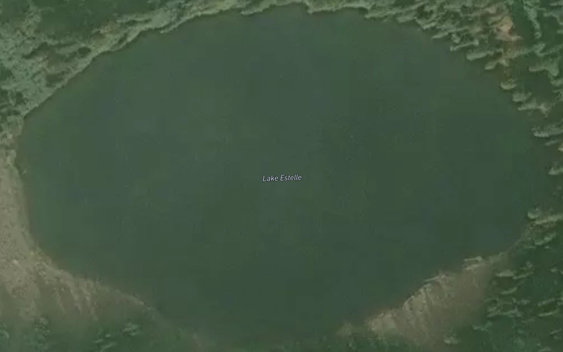 Satellite map of the Lake Estelle