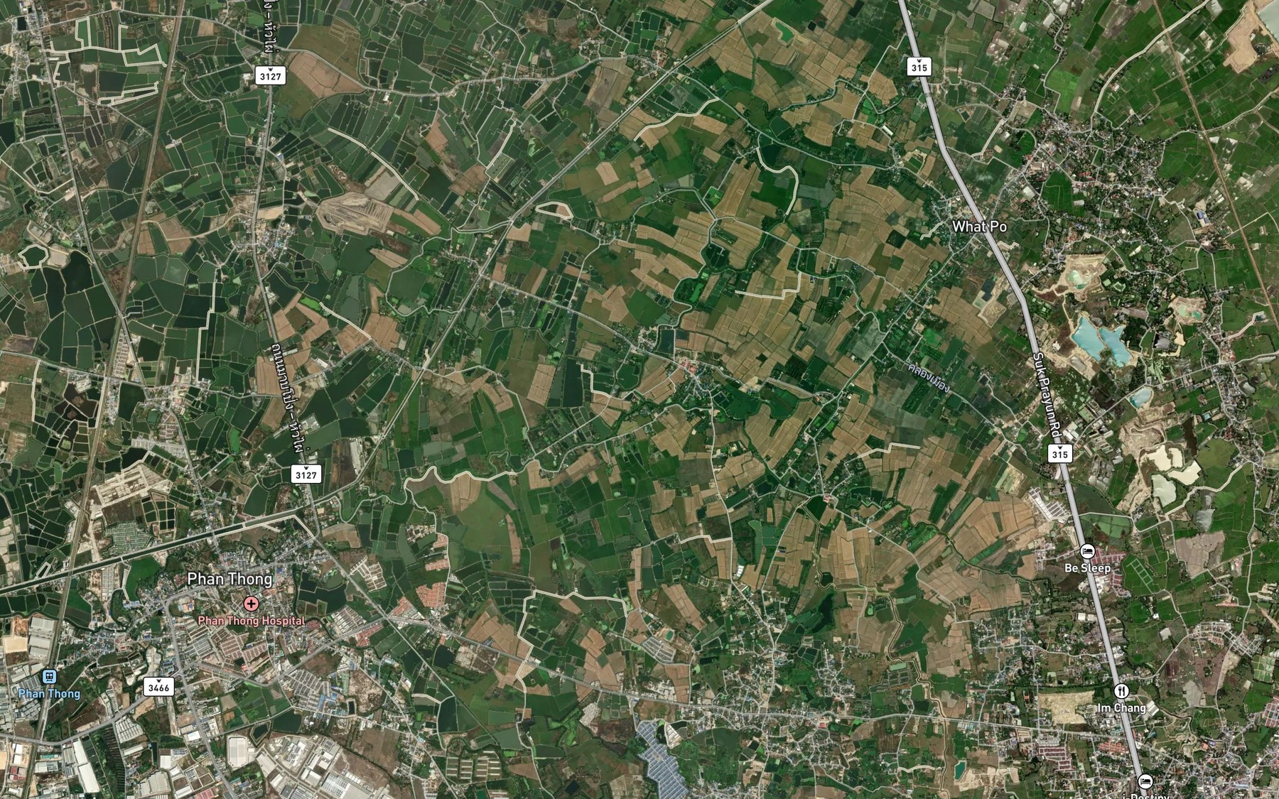 Satellite map of the Khlong Saphan