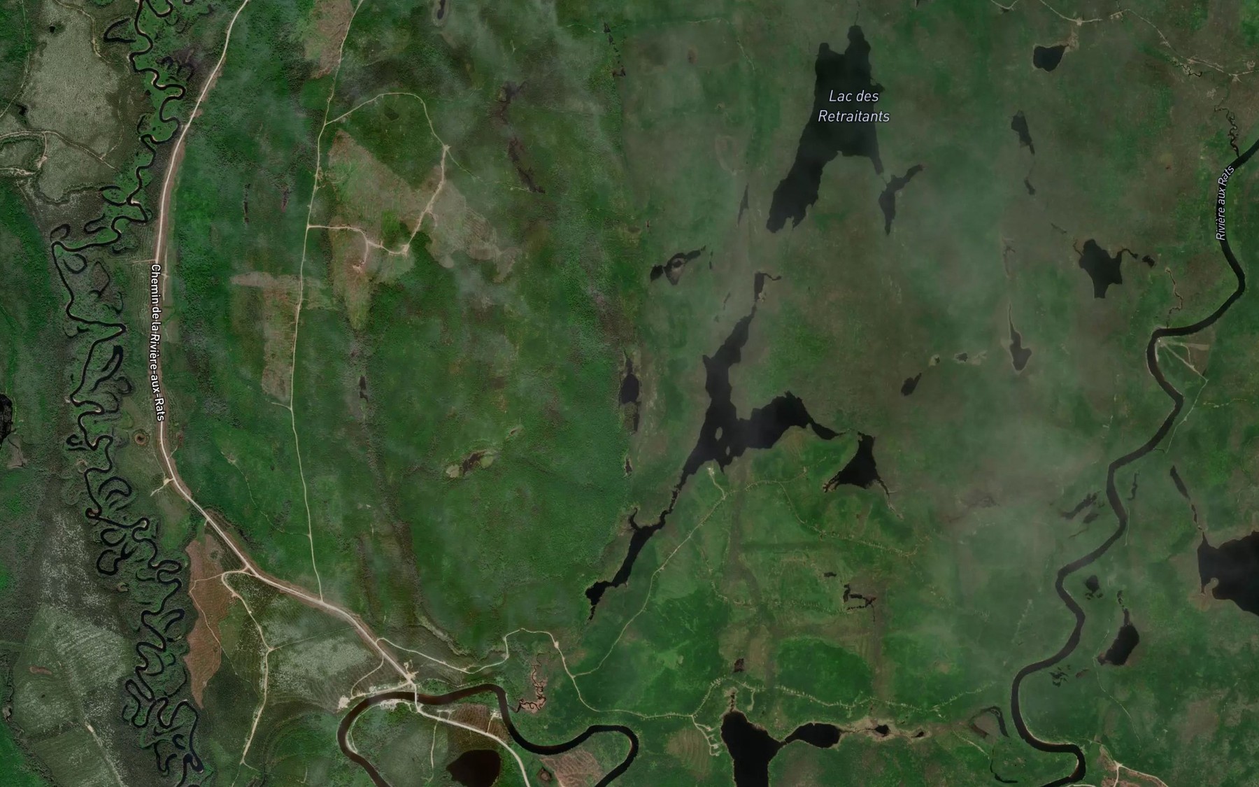 Satellite map of the Lac Nipisso