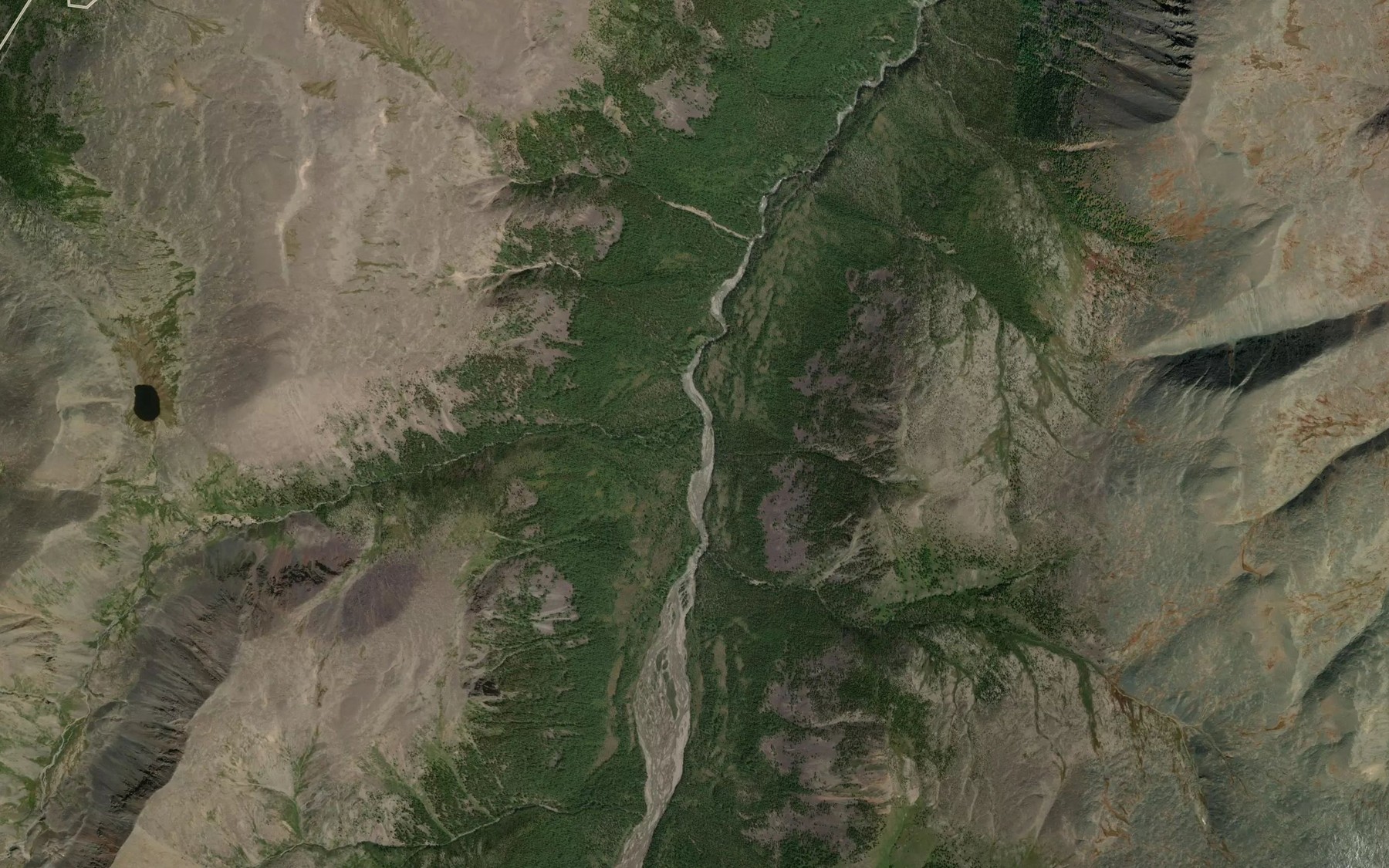Satellite map of the Munku-Sasan