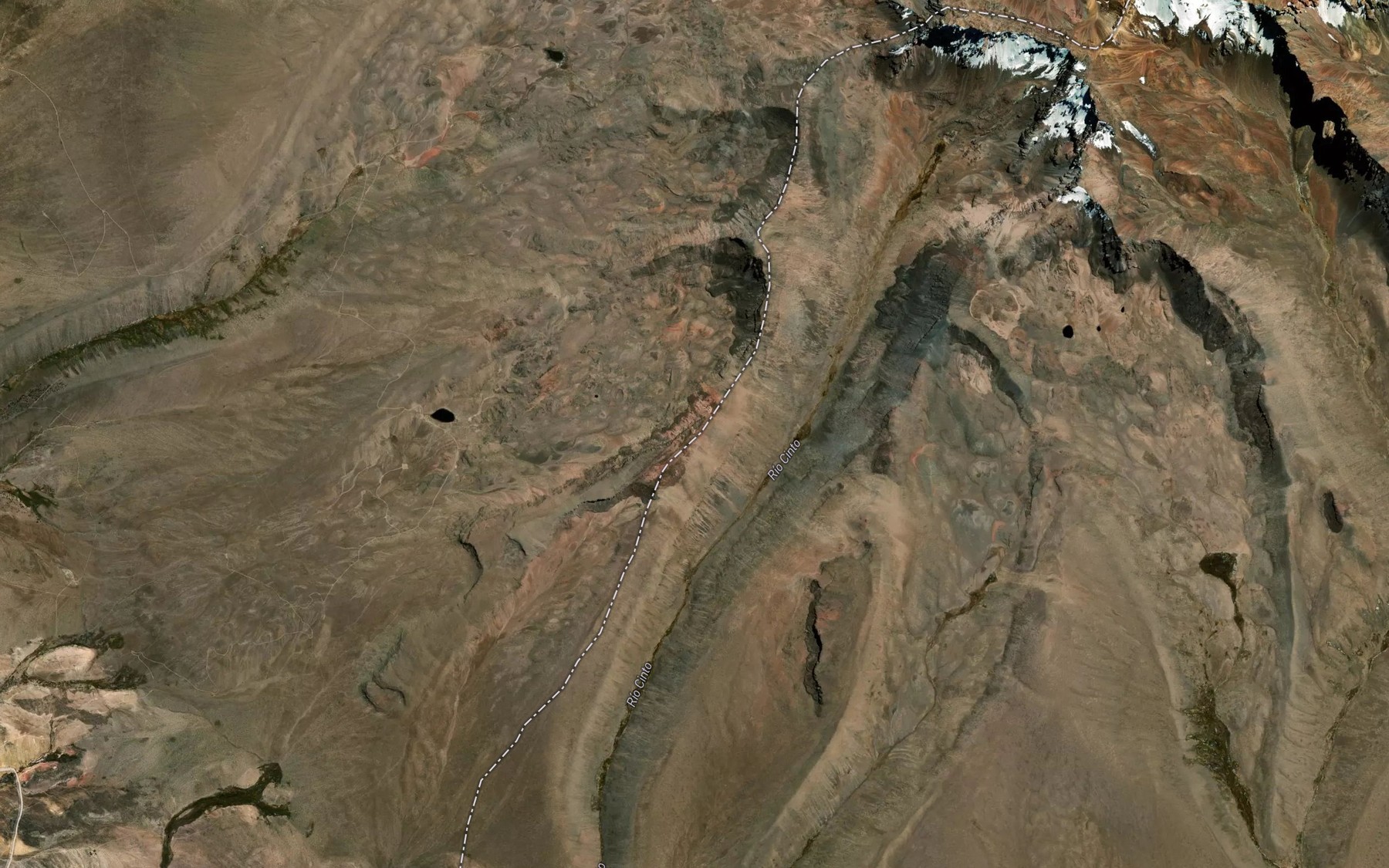 Satellite map of the Laguna Altarani