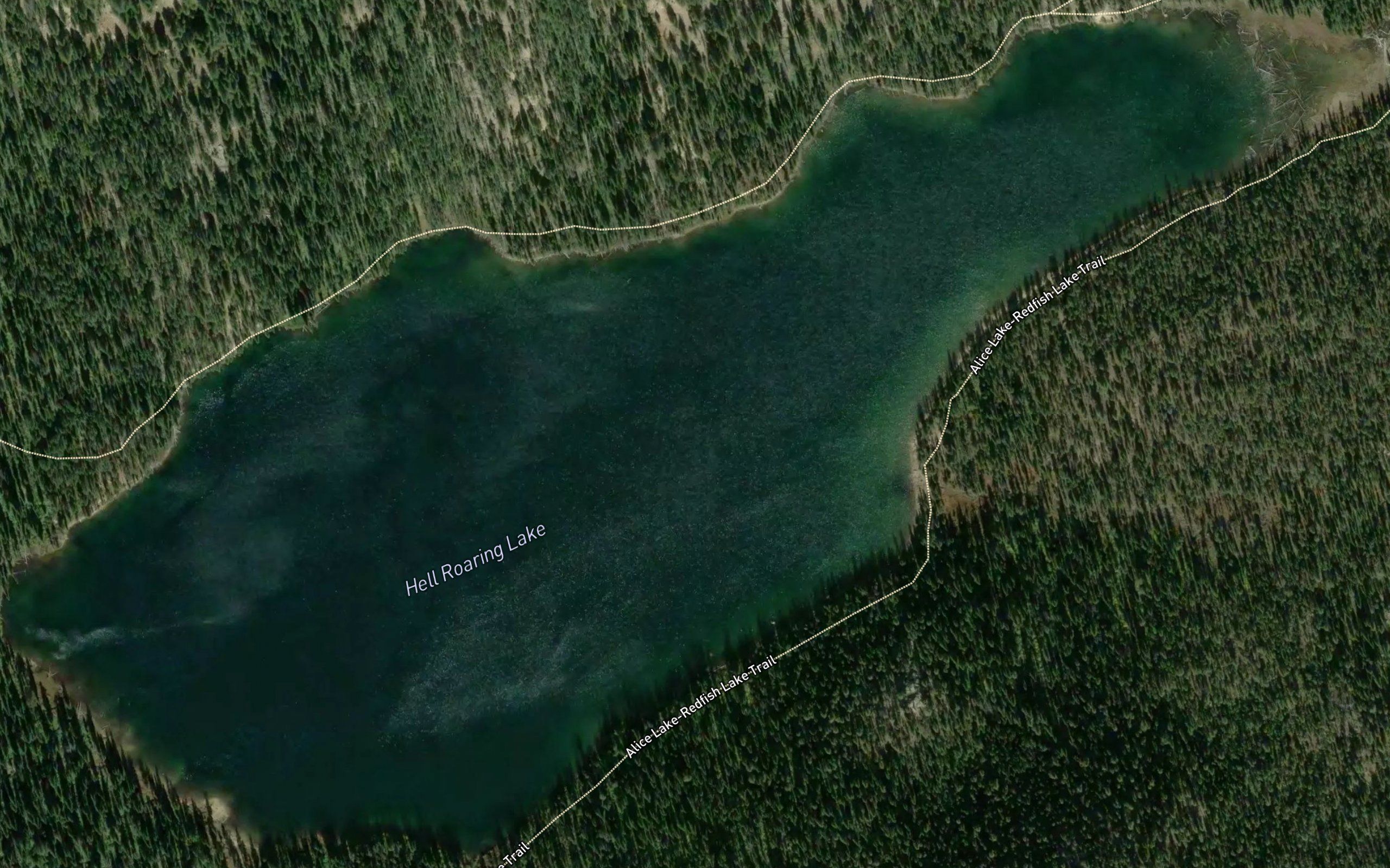 Hell Roaring Lake