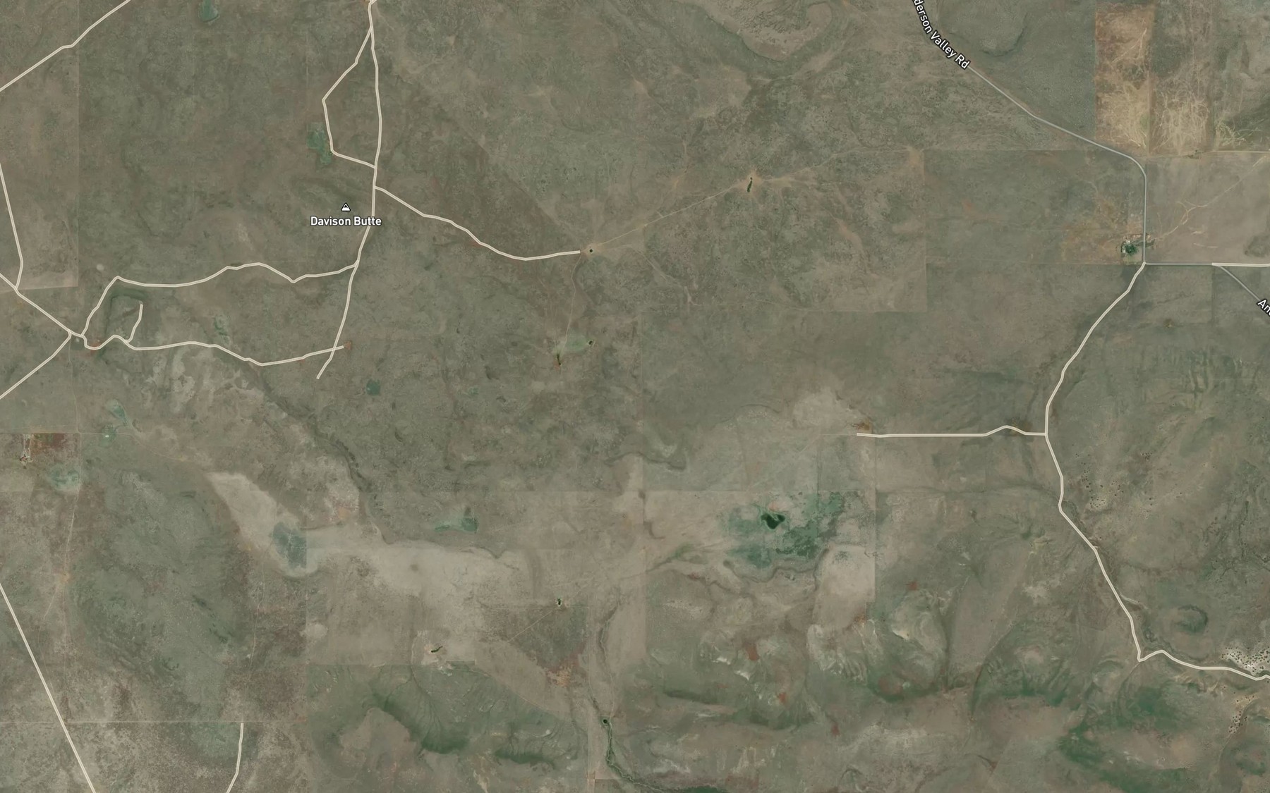 Satellite map of the Dracatos Reservoir