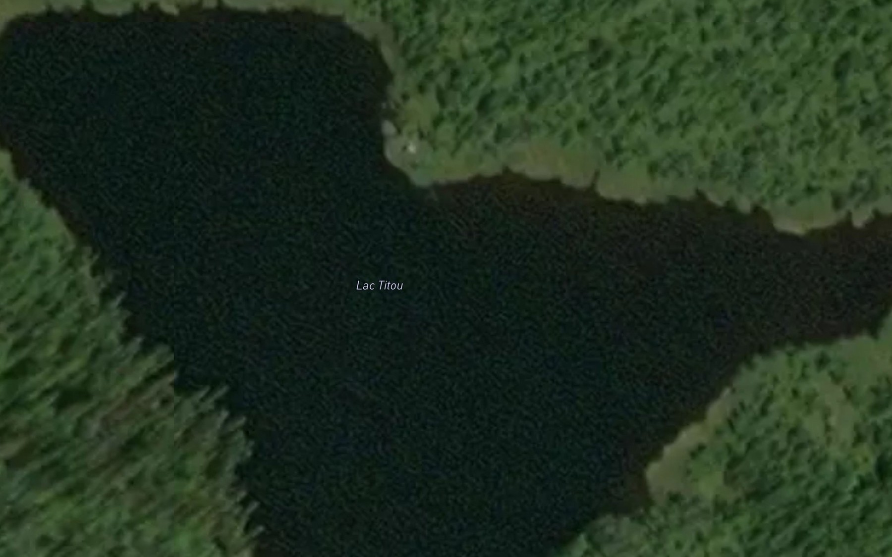 Satellite map of the Lac Titou