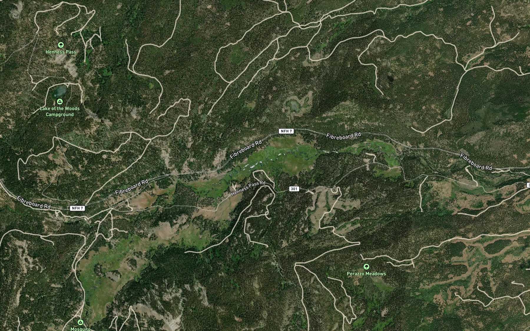 Satellite map of the Cold Stream