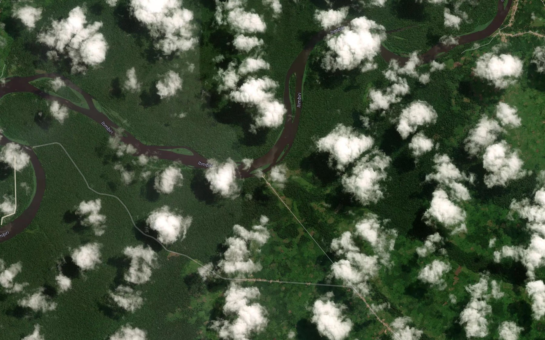 Satellite map of the Loloka