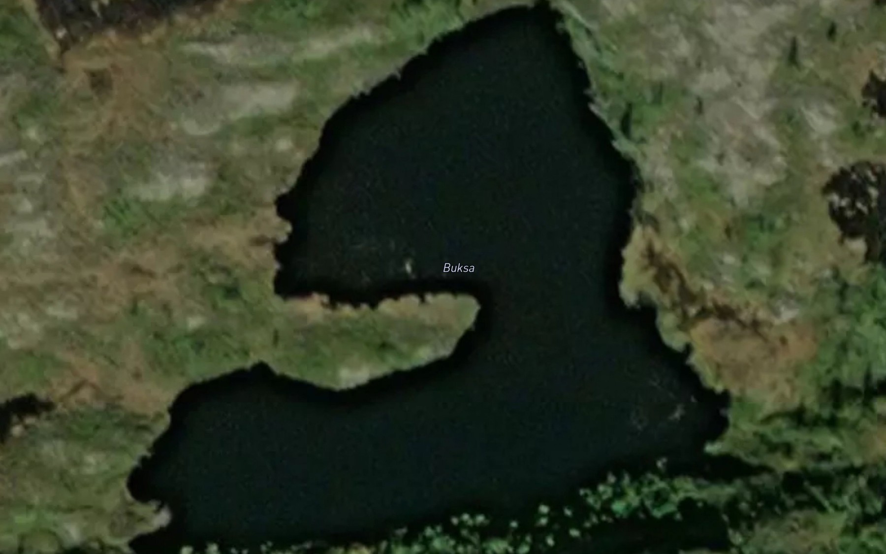 Satellite map of the Buksa