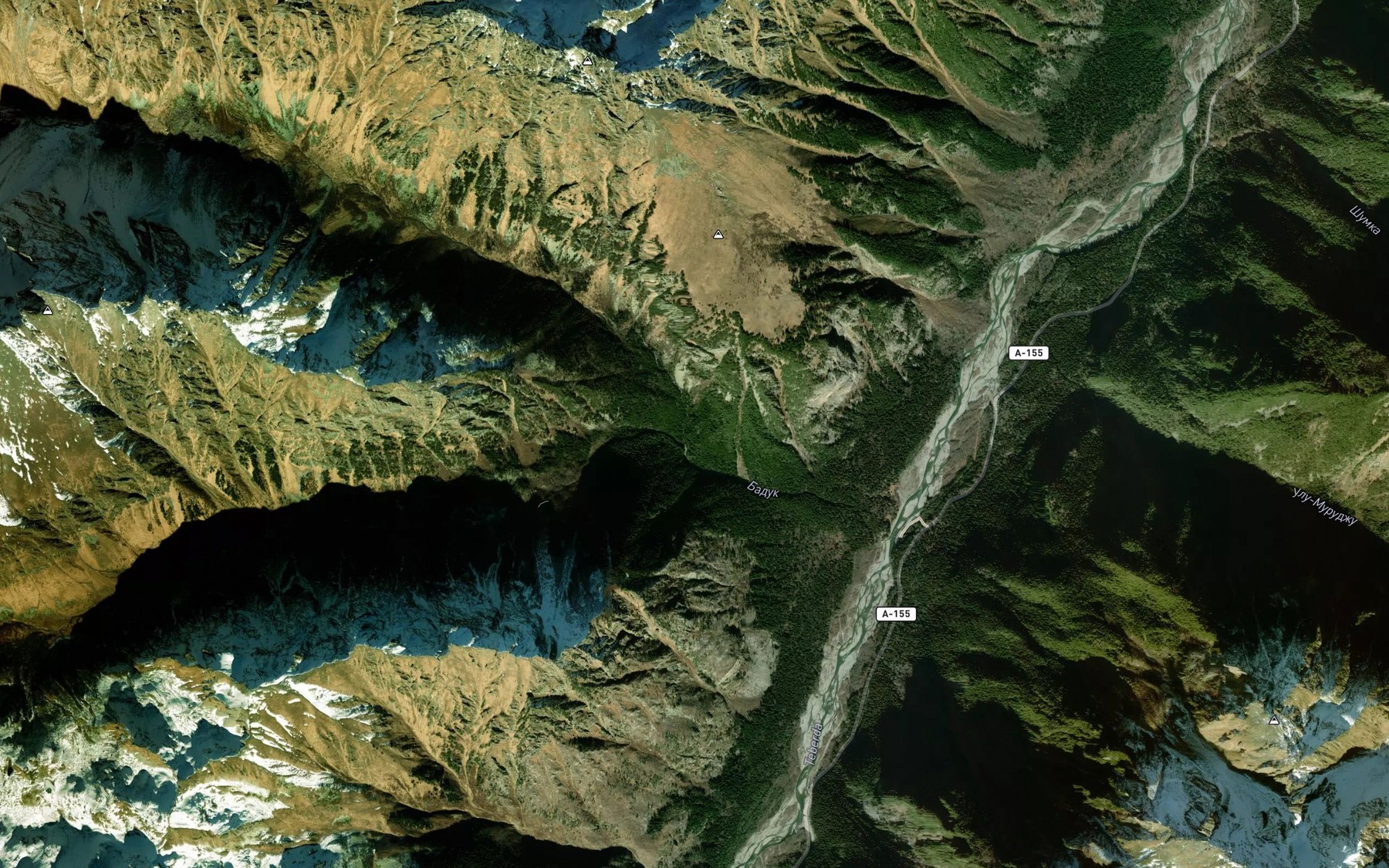 Satellite map of the Khadzhibey