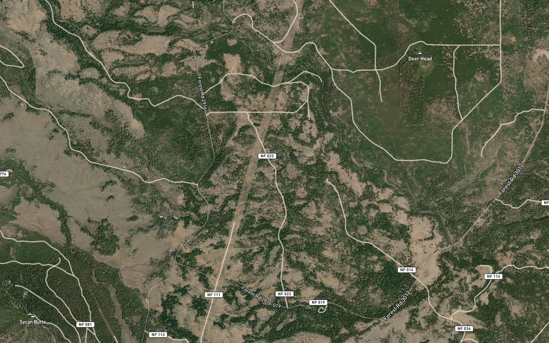 Satellite map of the Trough Spring