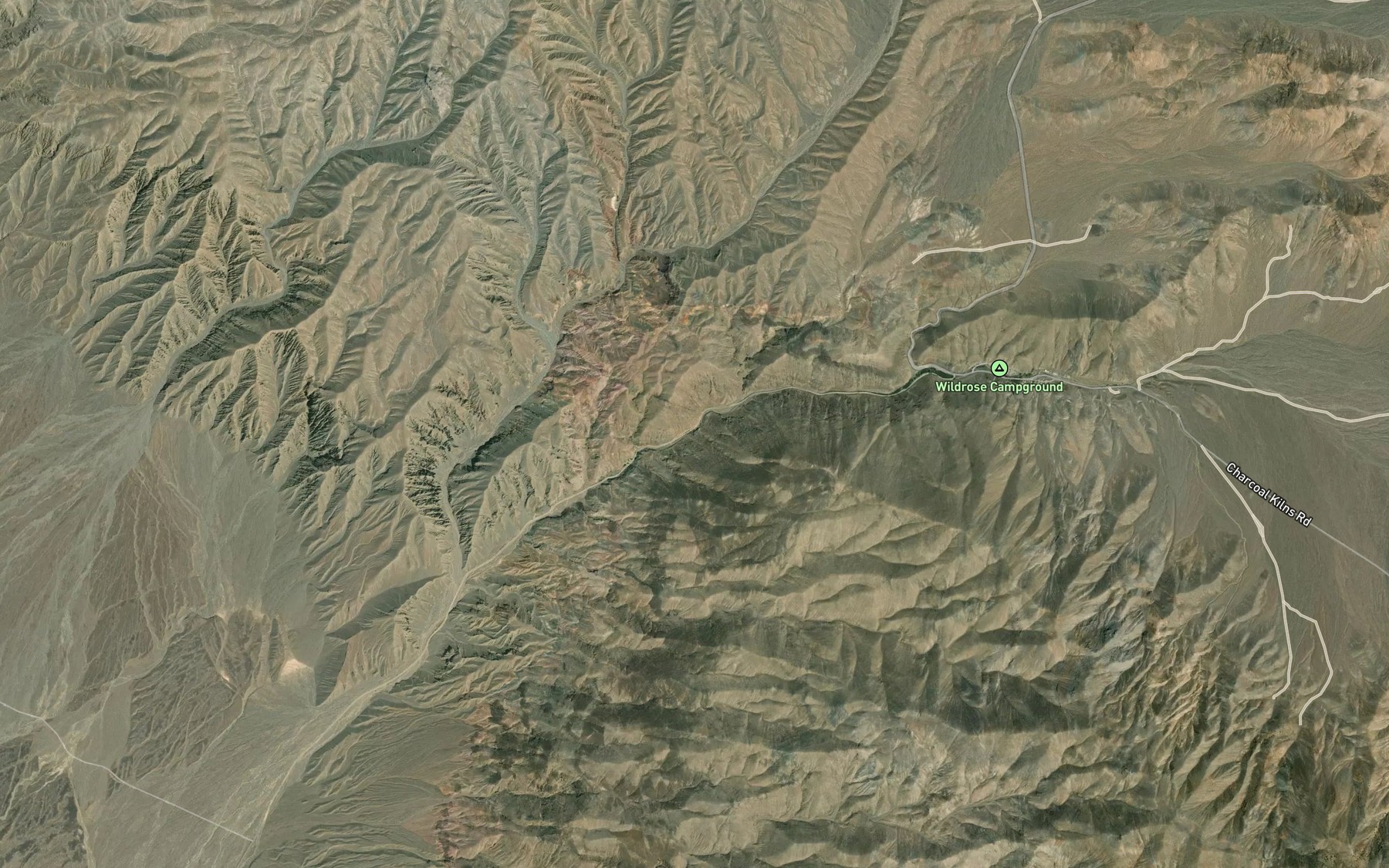 Satellite map of the Wildrose Spring
