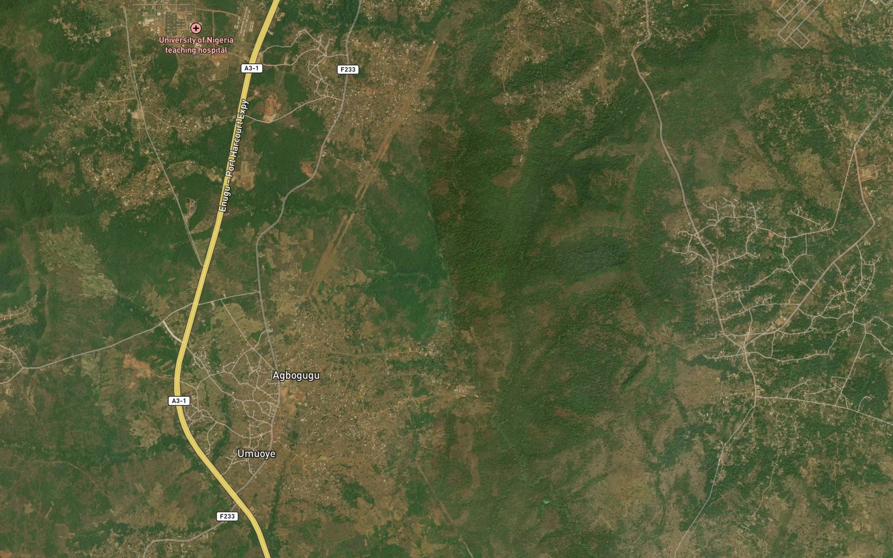 Satellite map of the River Ofam