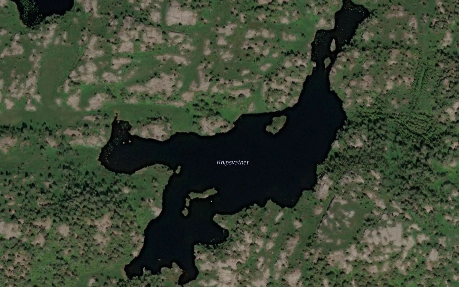 Satellite map of the Knipsvatnet