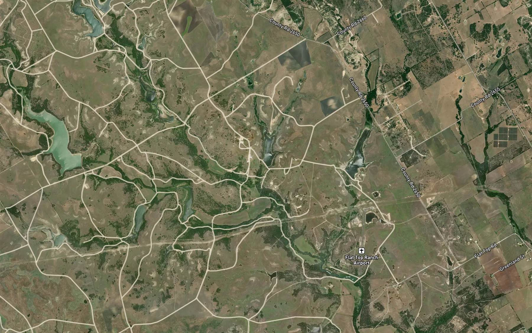 Satellite map of the Old Lake