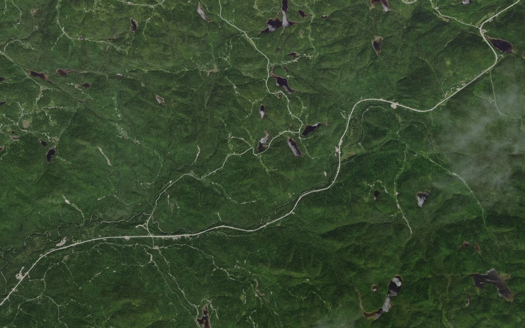 Satellite map of the Lac du Gite