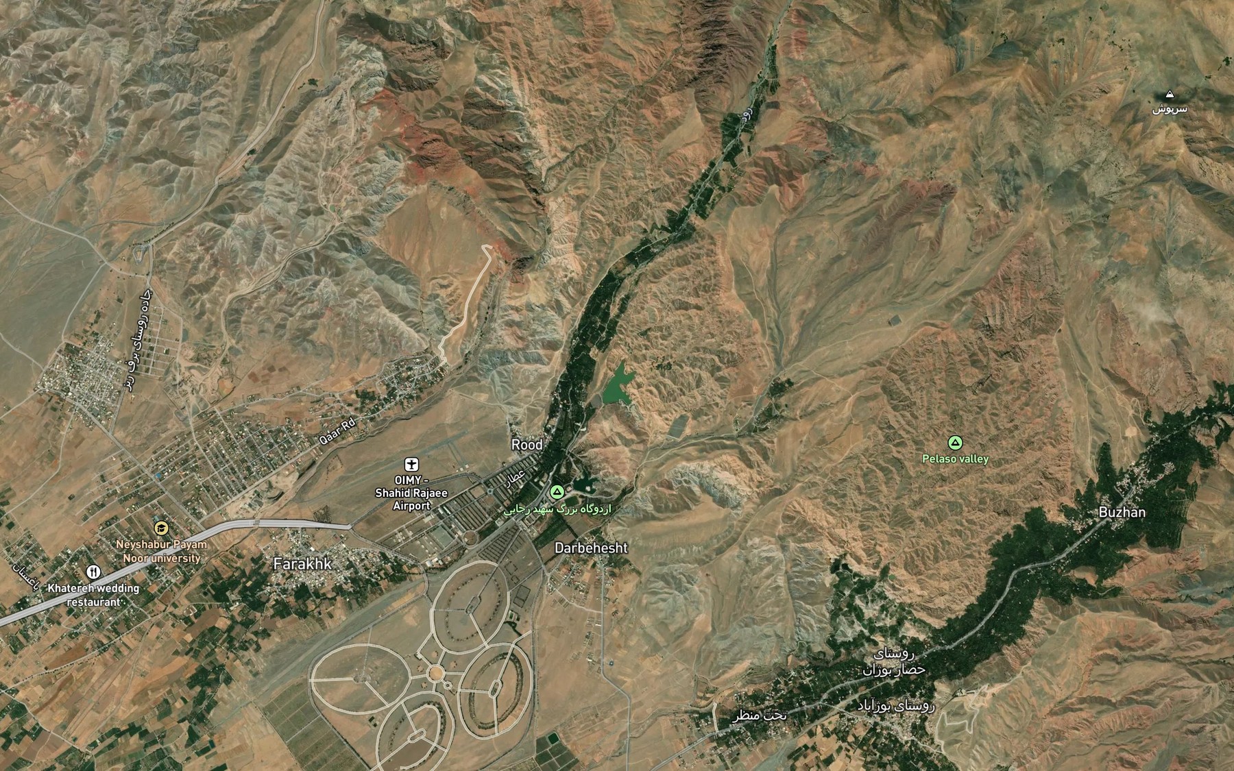 Satellite map of the Ab Boneh-ye Akbari