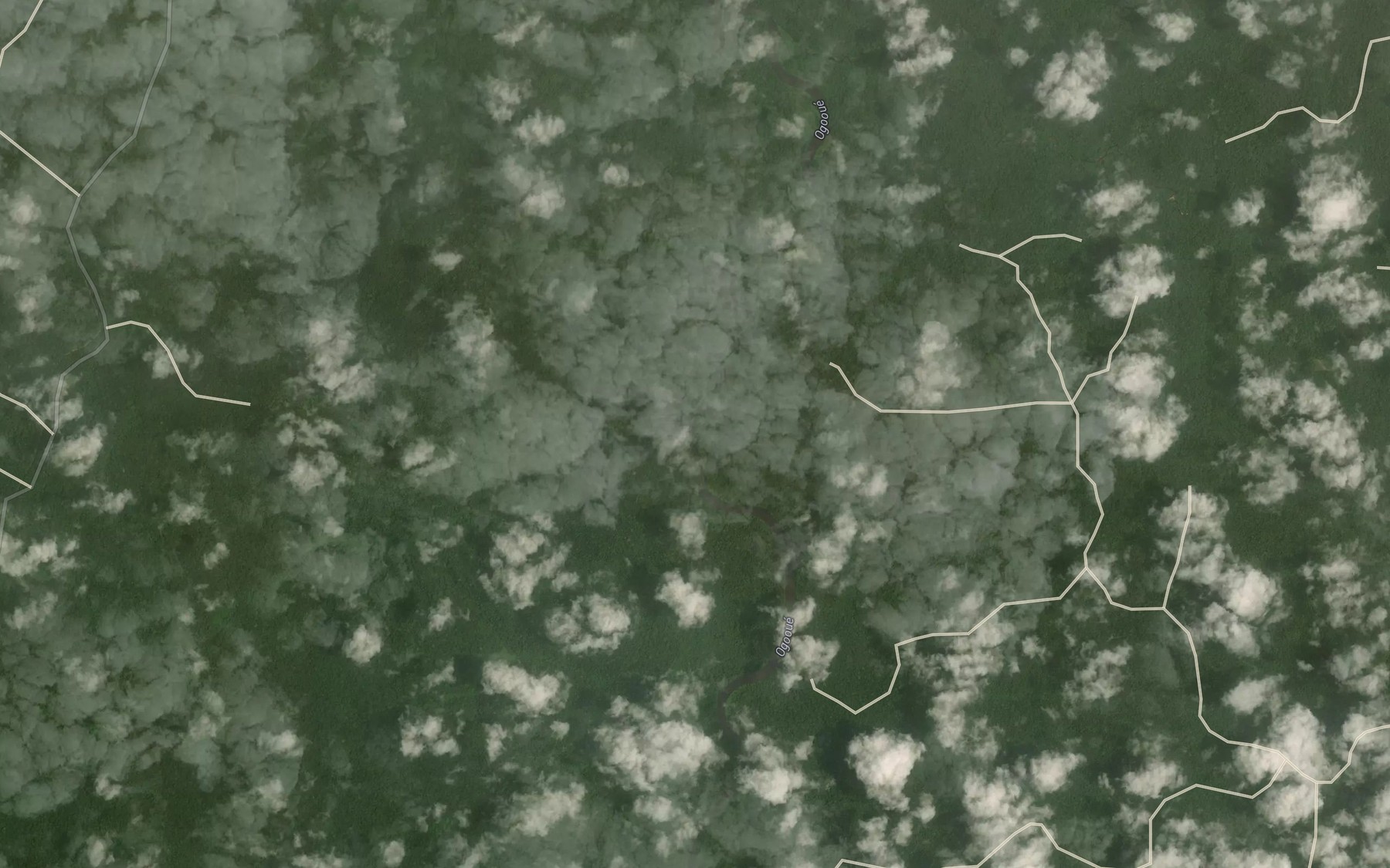 Satellite map of the Lewouma
