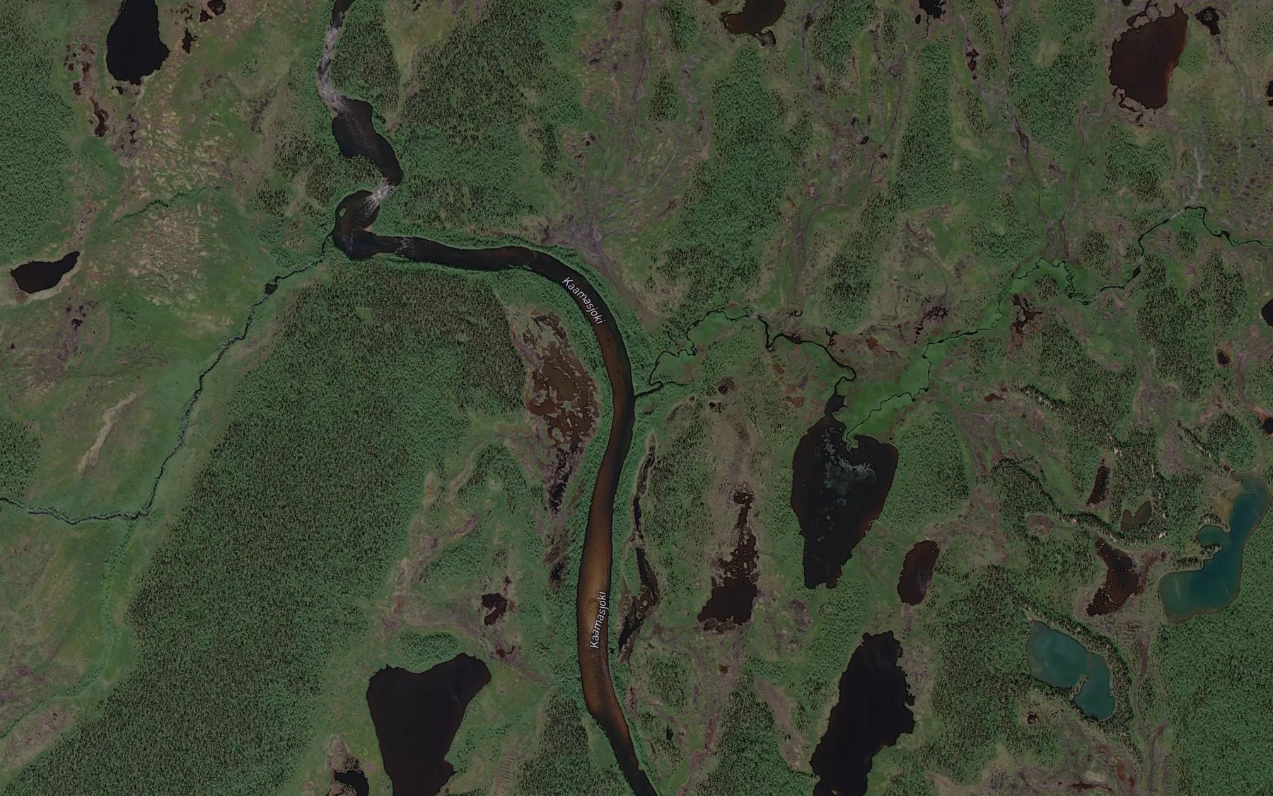 Satellite map of the Venejoki