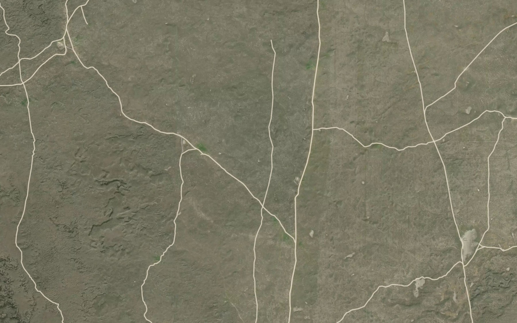 Satellite map of the Cottontail Lake