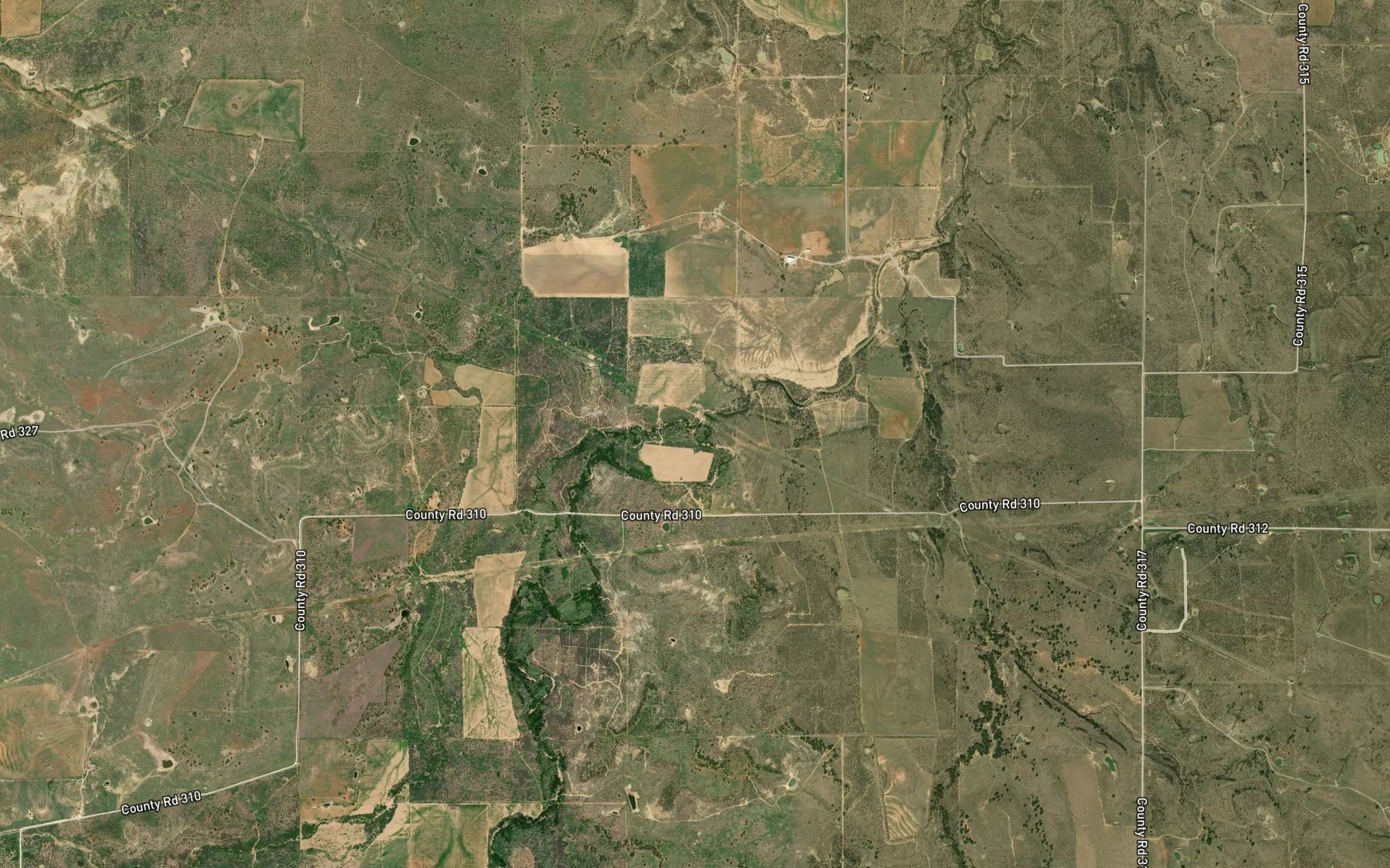 Satellite map of the Sheep Creek