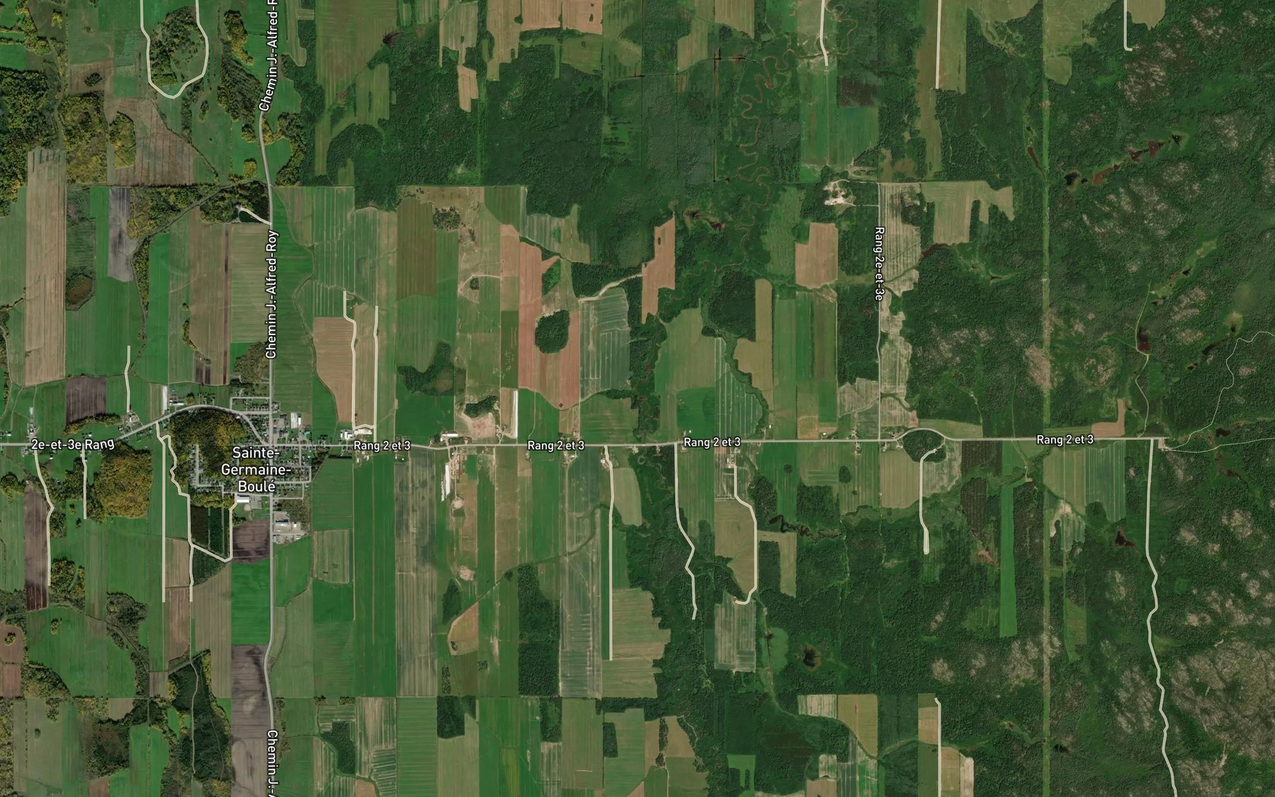 Satellite map of the Cours d'eau Bisson