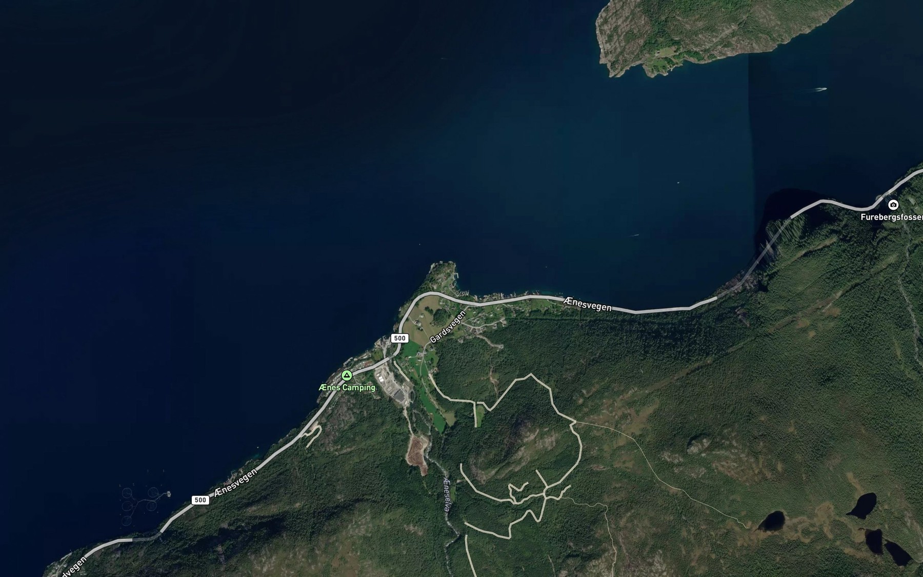 Satellite map of the AEnesvika