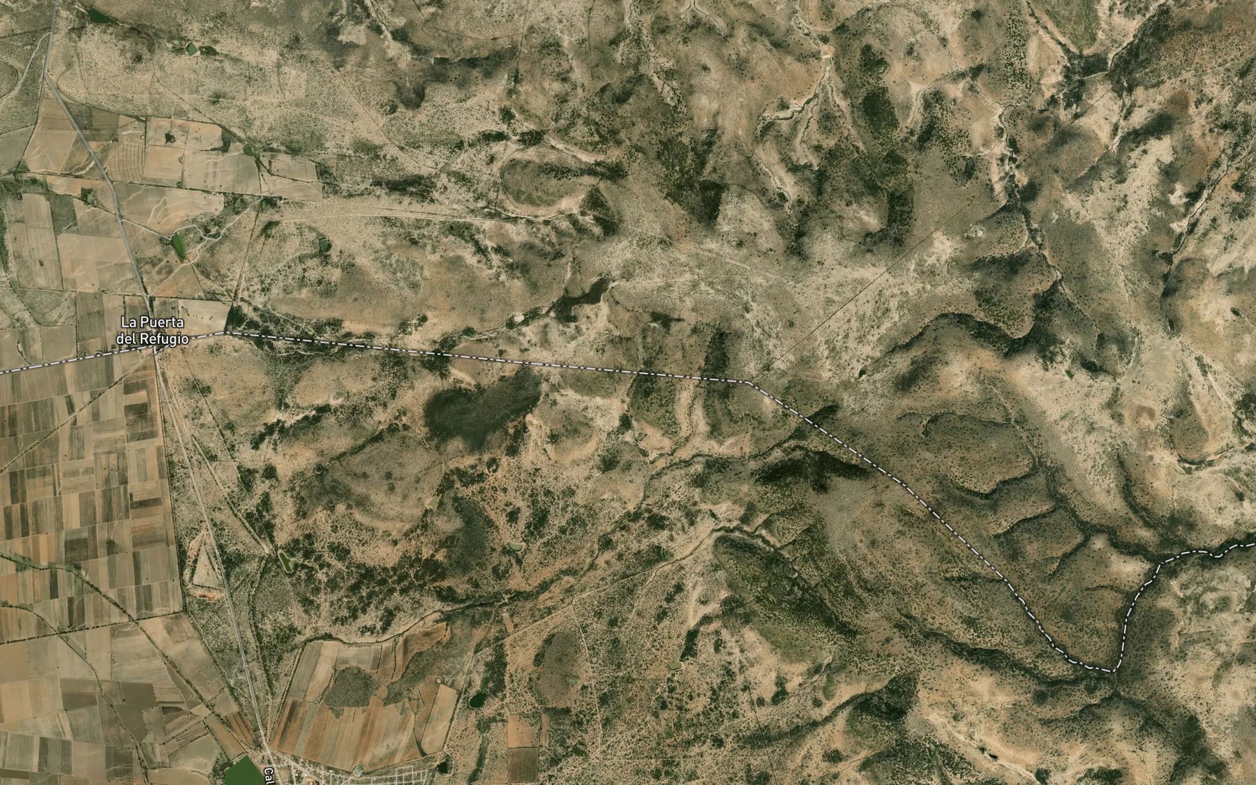 Satellite map of the El Sotolillo