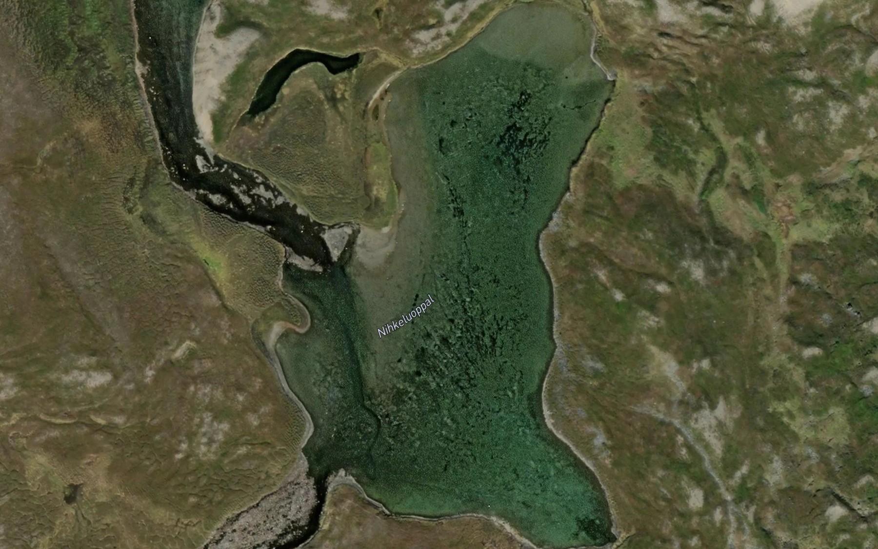 Satellite map of the Nikkeluobbal