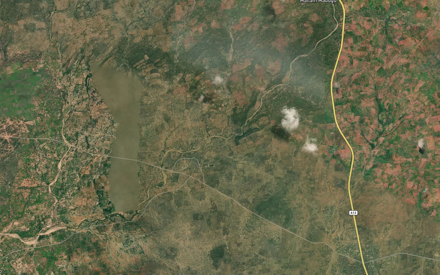 Satellite map of the MayoRuwo