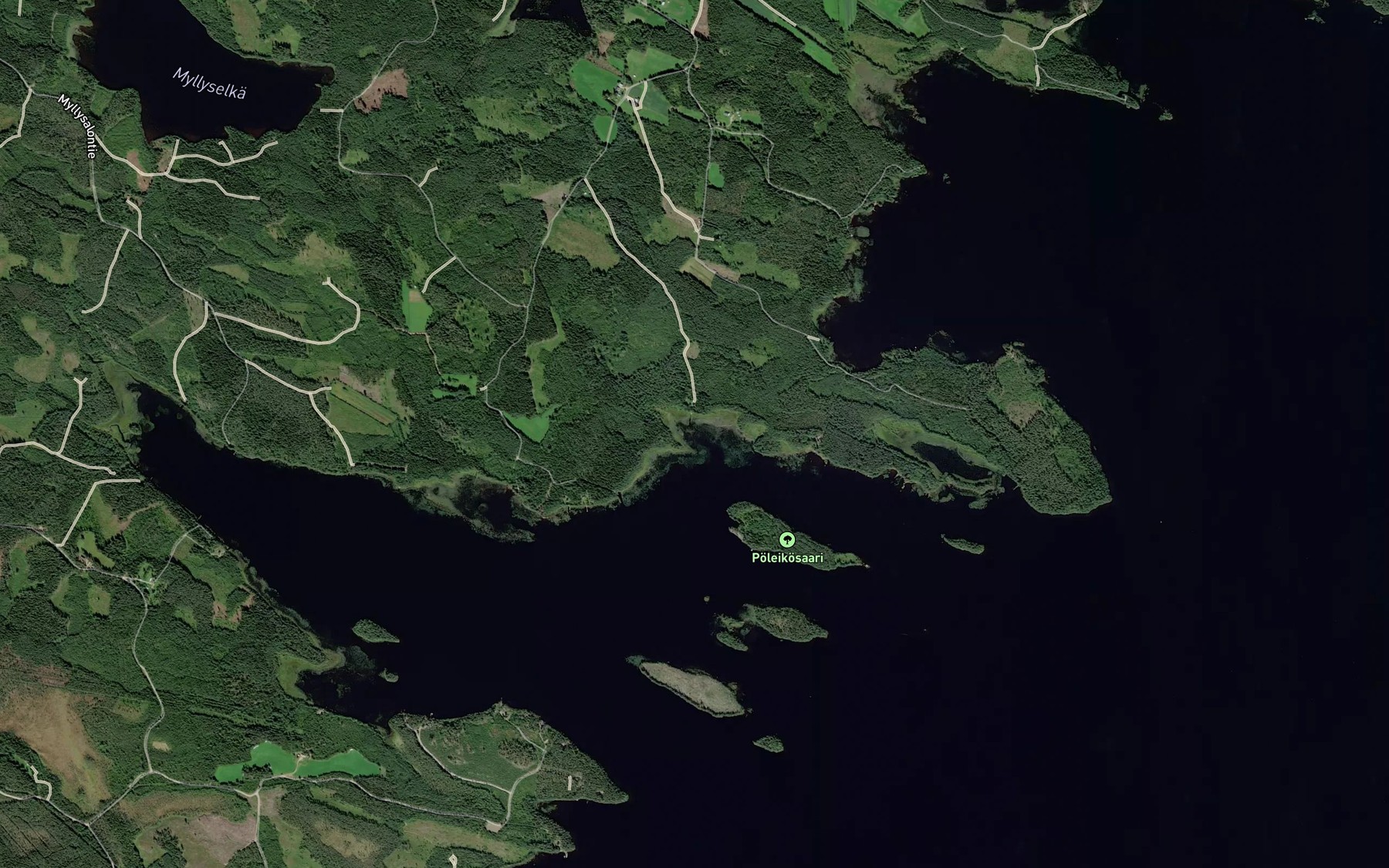 Satellite map of the Poleikkolahti