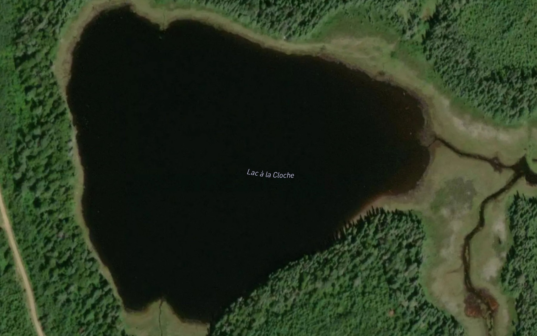 Satellite map of the Lac a la Cloche