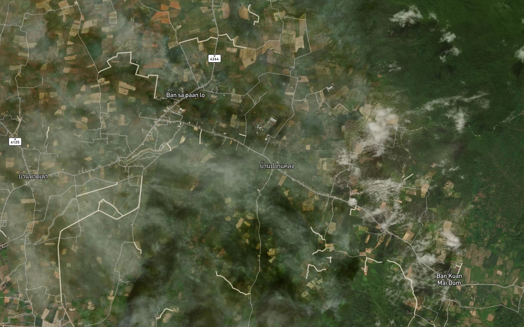 Satellite map of the Khlong Lam Khlaeng