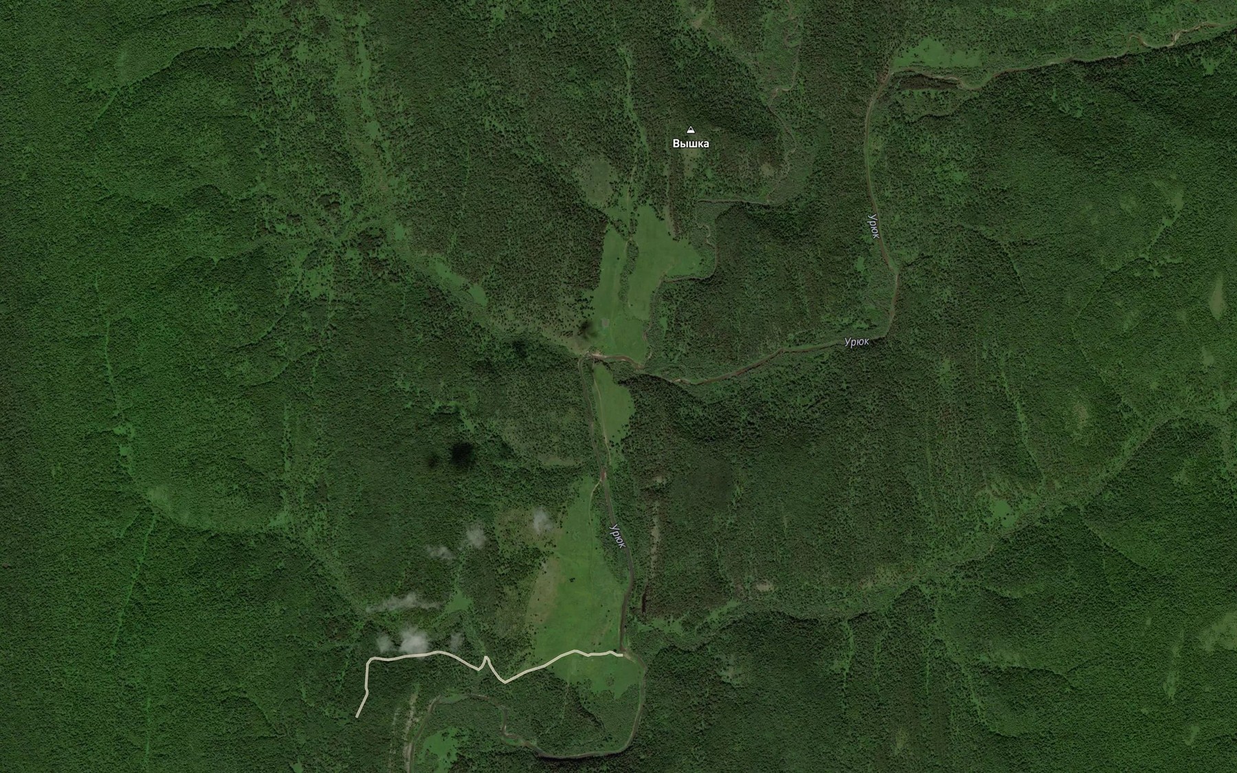 Satellite map of the Yamash