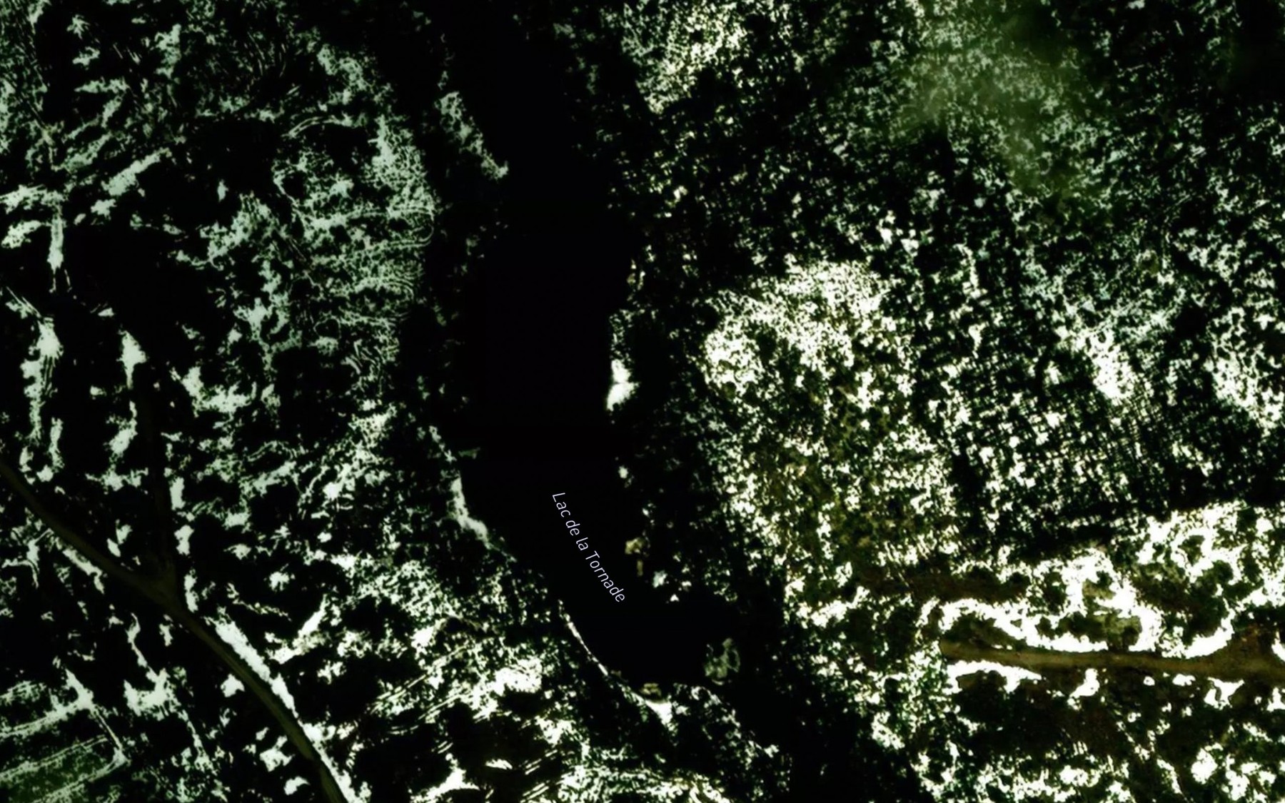 Satellite map of the Lac de la Tornade